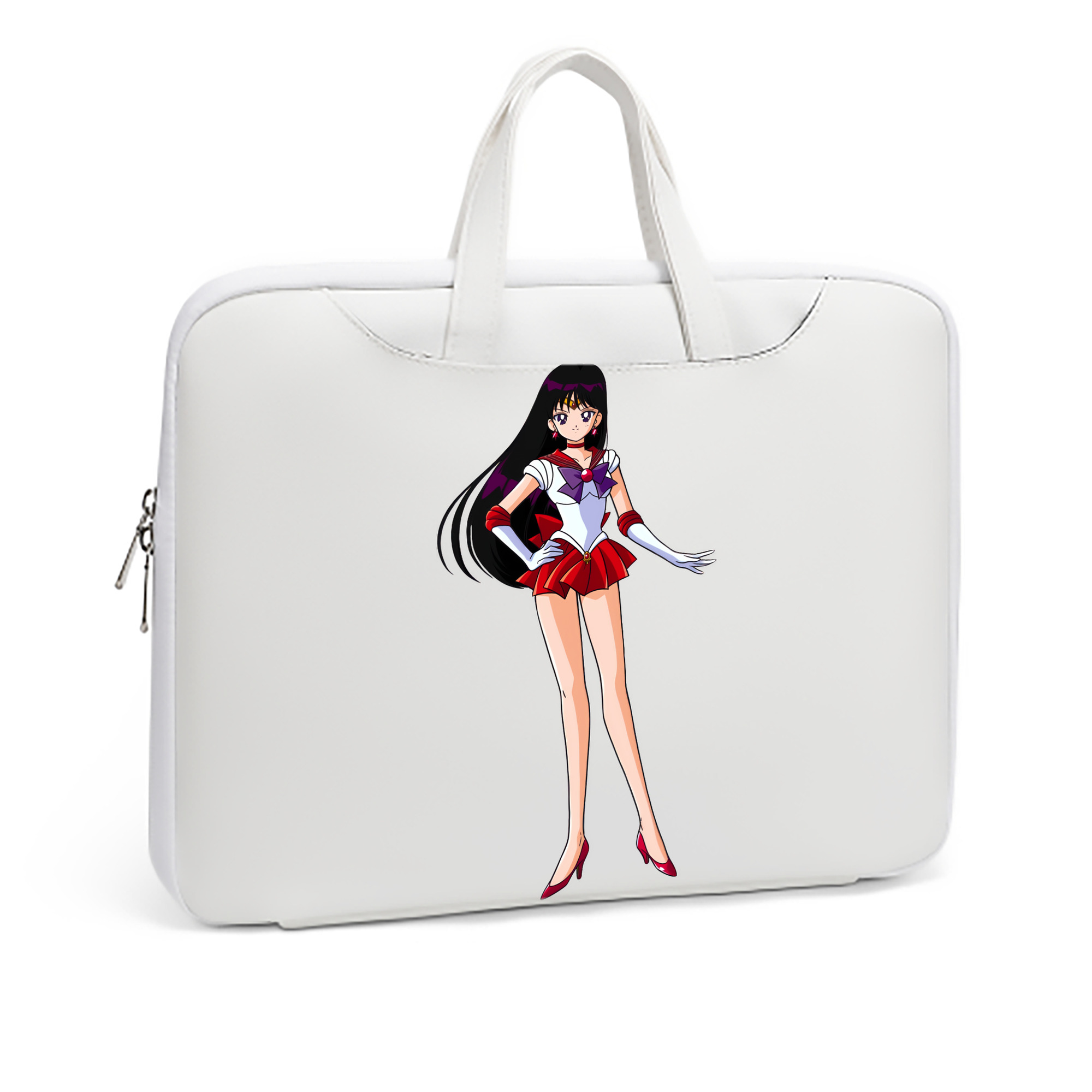 （画像用） 美少女戦士セーラームーン 火野レイ ひの レイ Sailor Moon Hino Rei （セーラーマーズ,Sailor Mars） レザーラップトップバッグ　ノートパソコンケース