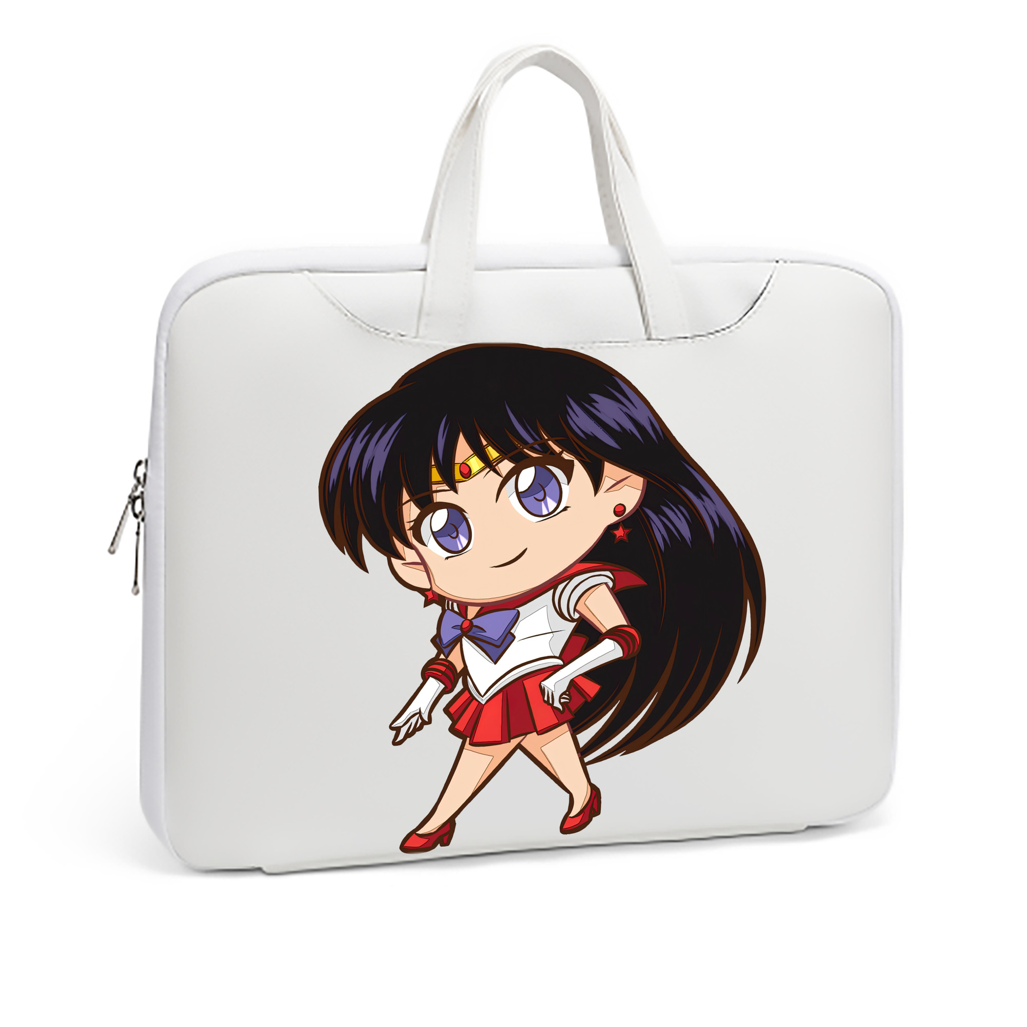 （画像用） 美少女戦士セーラームーン 火野レイ ひの レイ Sailor Moon Hino Rei （セーラーマーズ,Sailor Mars） レザーラップトップバッグ　ノートパソコンケース