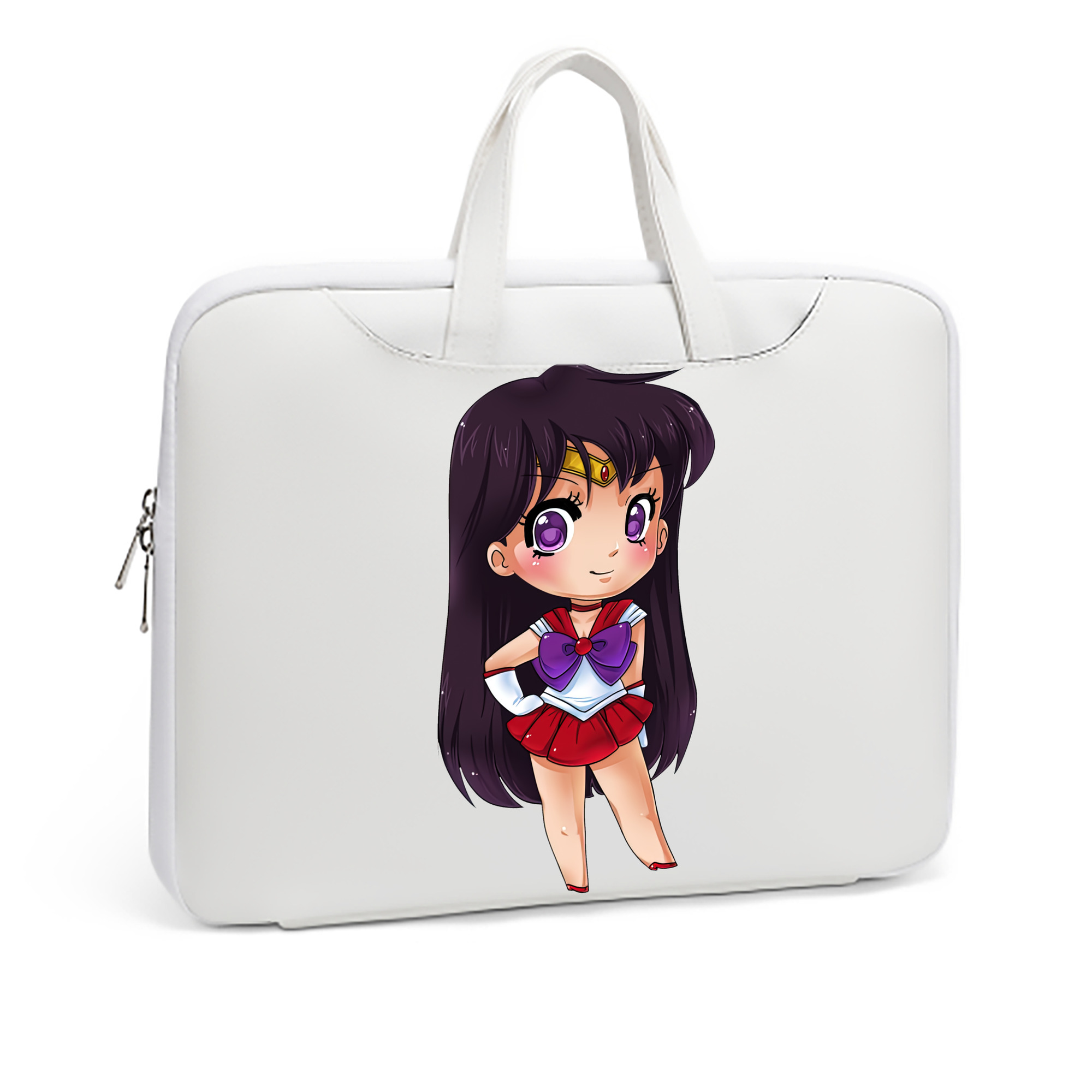 （画像用） 美少女戦士セーラームーン 火野レイ ひの レイ Sailor Moon Hino Rei （セーラーマーズ,Sailor Mars） レザーラップトップバッグ　ノートパソコンケース
