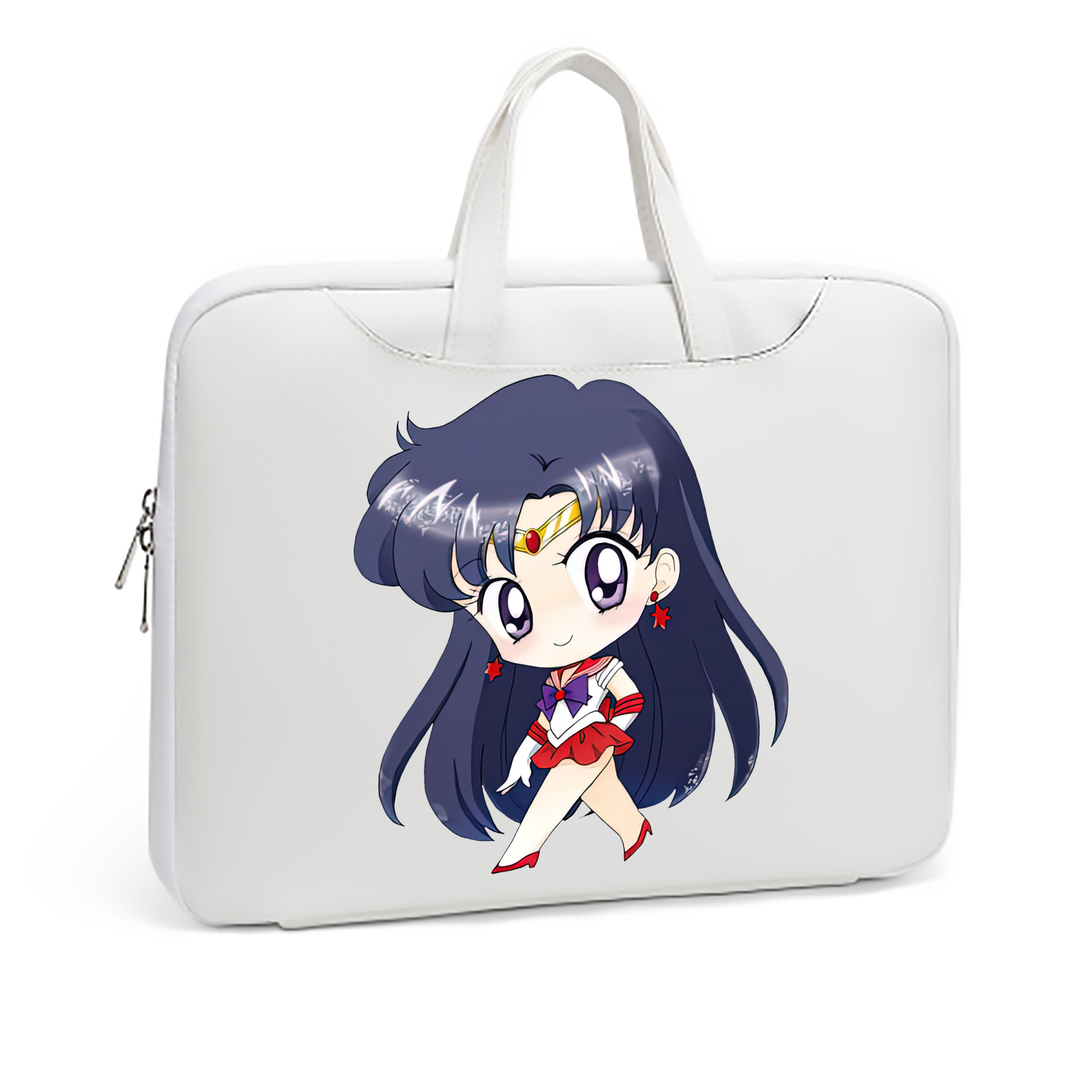 （画像用） 美少女戦士セーラームーン 火野レイ ひの レイ Sailor Moon Hino Rei （セーラーマーズ,Sailor Mars） レザーラップトップバッグ　ノートパソコンケース
