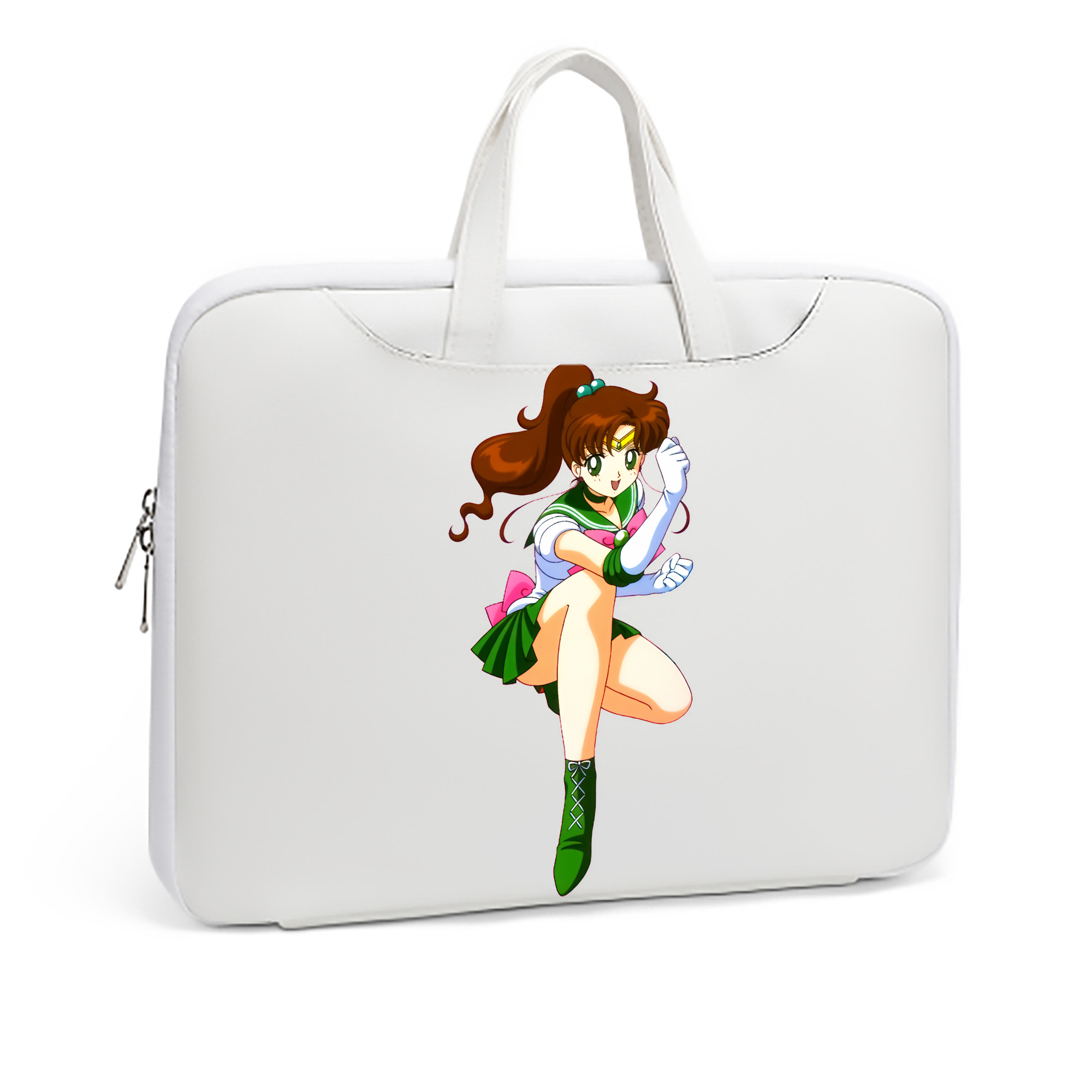 （画像用） 美少女戦士セーラームーン 木野 まこと きの まこと Sailor Moon Kino Makoto （セーラージュピター；Sailor Jupiter） レザーラップトップバッグ　ノートパソコンケース