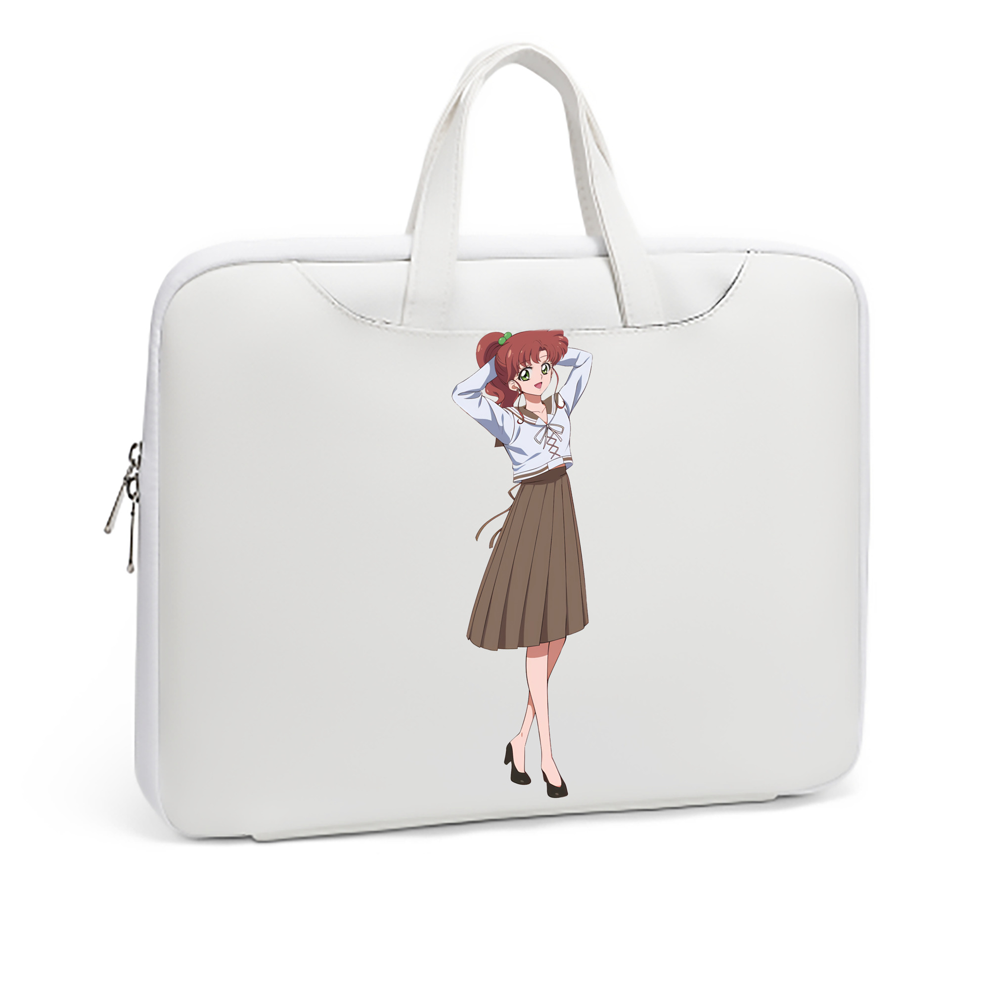 （画像用） 美少女戦士セーラームーン 木野 まこと きの まこと Sailor Moon Kino Makoto （セーラージュピター；Sailor Jupiter） レザーラップトップバッグ　ノートパソコンケース