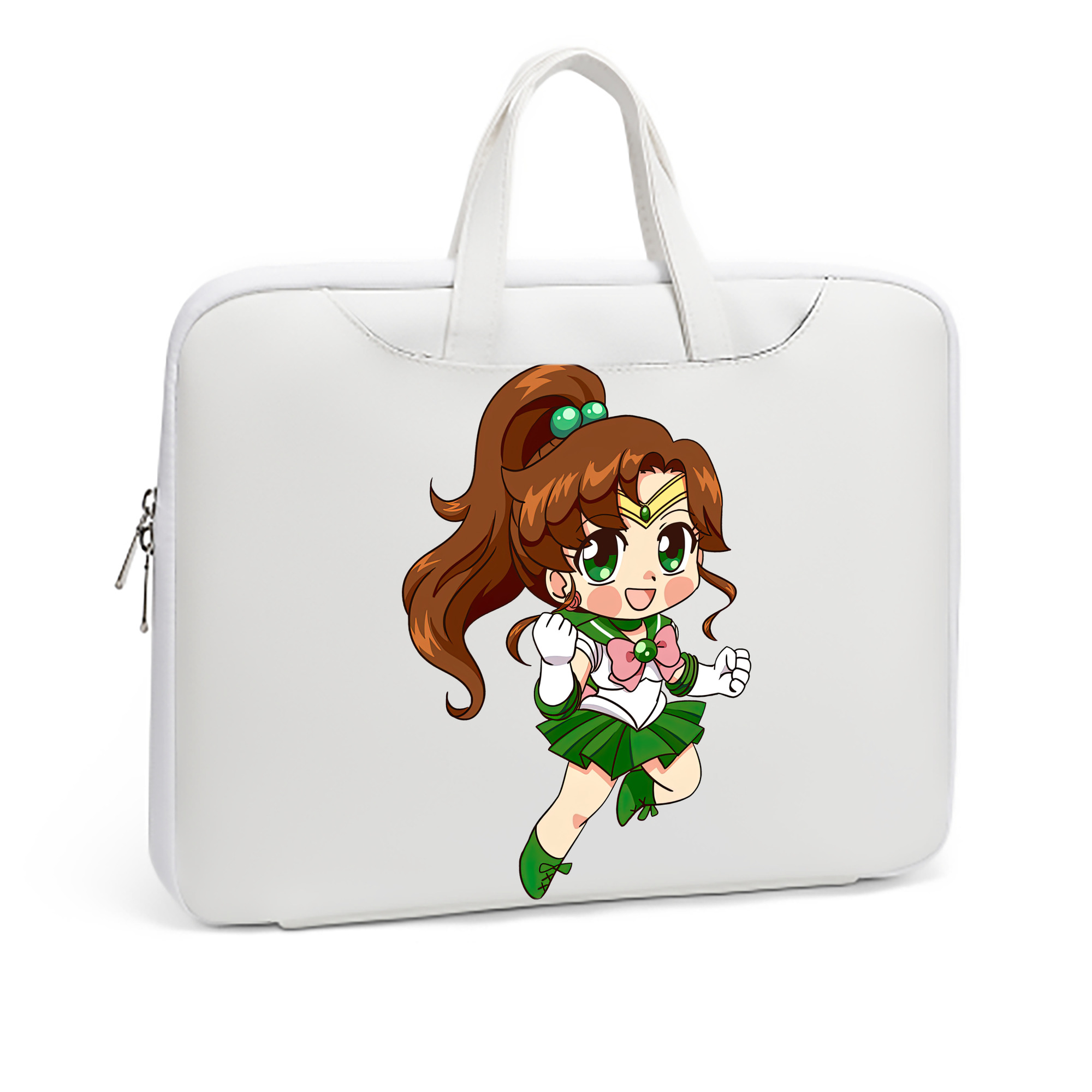 （画像用） 美少女戦士セーラームーン 木野 まこと きの まこと Sailor Moon Kino Makoto （セーラージュピター；Sailor Jupiter） レザーラップトップバッグ　ノートパソコンケース