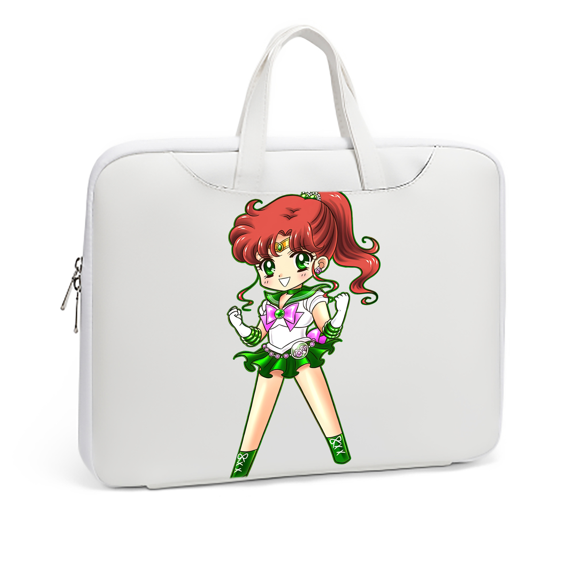（画像用） 美少女戦士セーラームーン 木野 まこと きの まこと Sailor Moon Kino Makoto （セーラージュピター；Sailor Jupiter） レザーラップトップバッグ　ノートパソコンケース