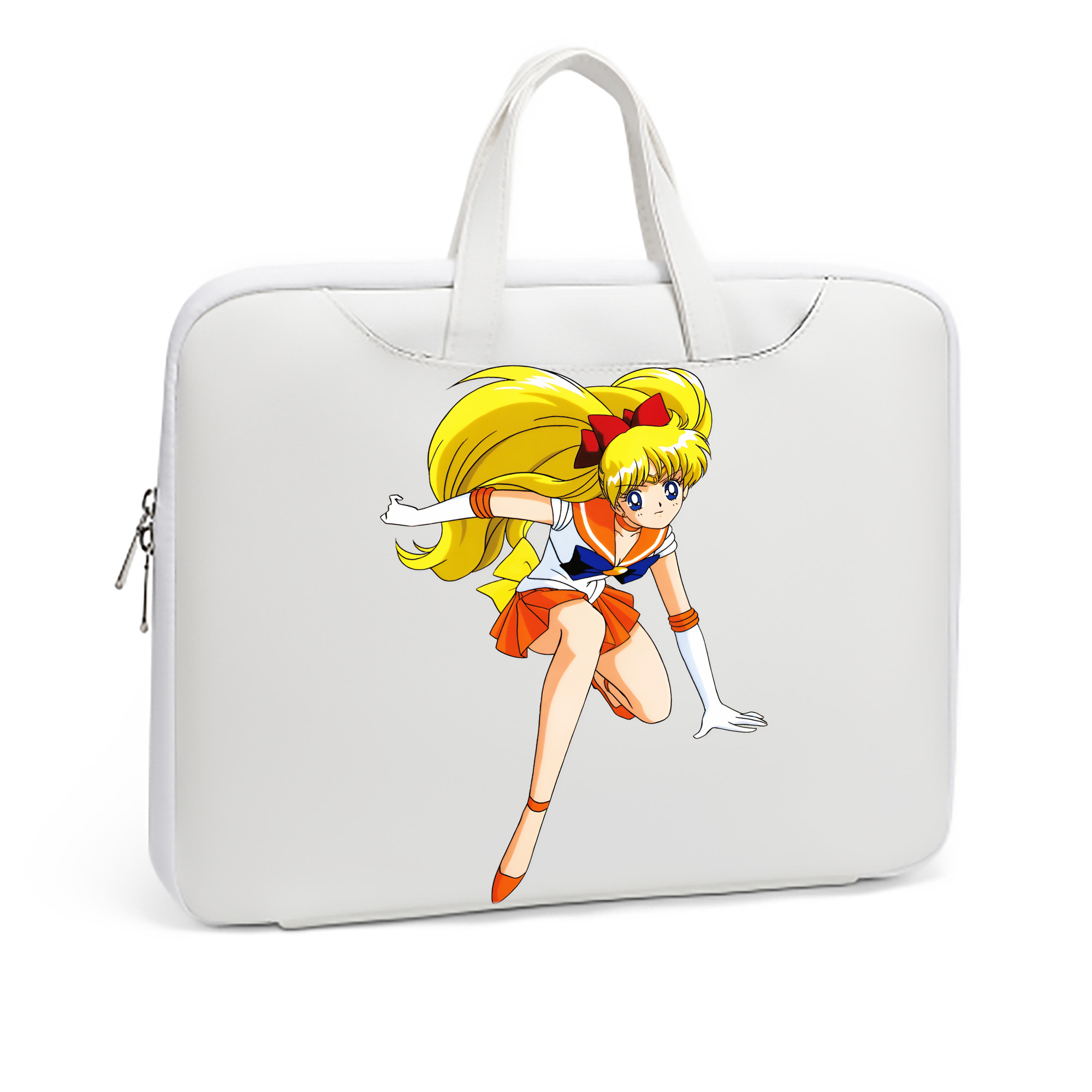 （画像用） 美少女戦士セーラームーン 愛野 美奈子 あいの みなこ Sailor Moon Aino Minako レザーラップトップバッグ　ノートパソコンケース