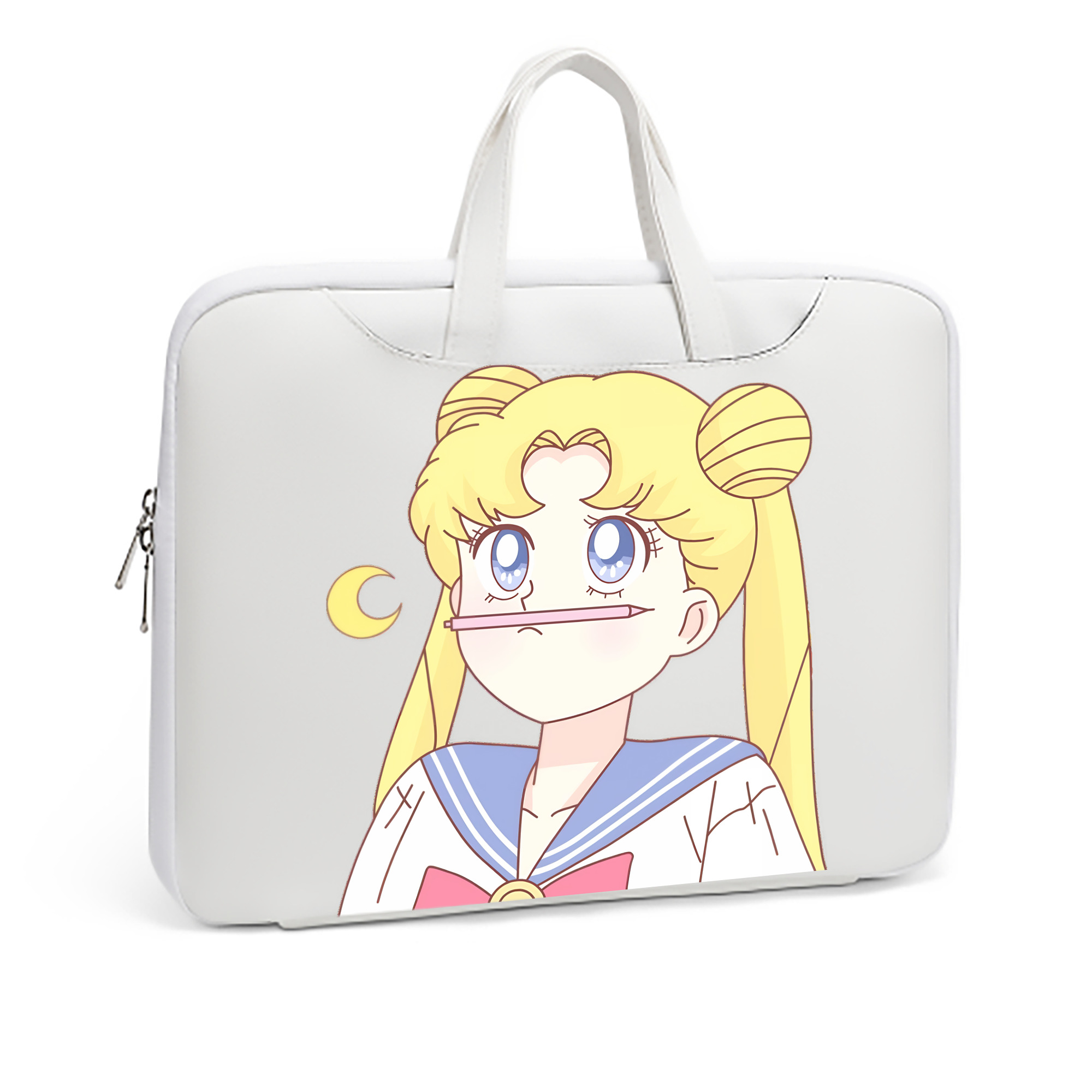 （画像用） 美少女戦士セーラームーン 愛野 美奈子 あいの みなこ Sailor Moon Aino Minako レザーラップトップバッグ　ノートパソコンケース