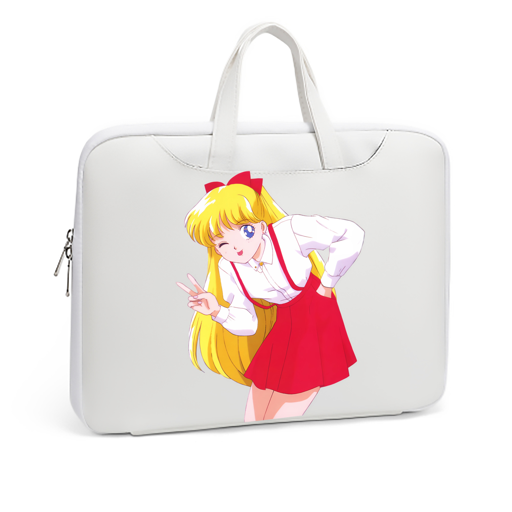（画像用） 美少女戦士セーラームーン 愛野 美奈子 あいの みなこ Sailor Moon Aino Minako レザーラップトップバッグ　ノートパソコンケース