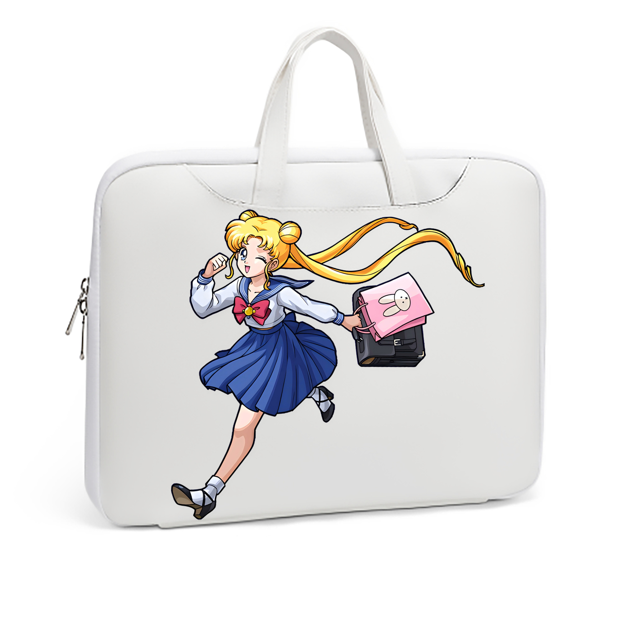 （画像用） 美少女戦士セーラームーン 愛野 美奈子 あいの みなこ Sailor Moon Aino Minako レザーラップトップバッグ　ノートパソコンケース