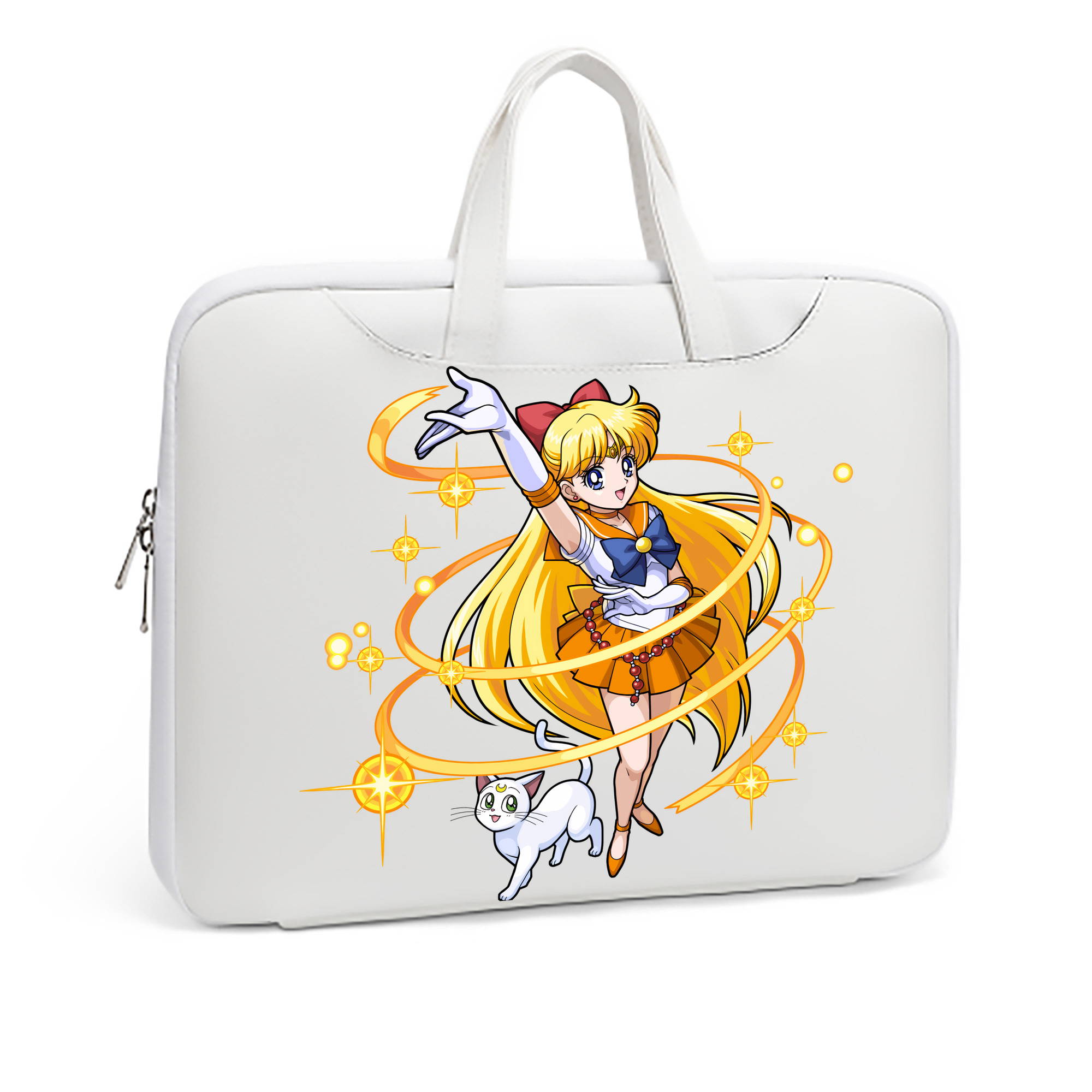（画像用） 美少女戦士セーラームーン 愛野 美奈子 あいの みなこ Sailor Moon Aino Minako レザーラップトップバッグ　ノートパソコンケース