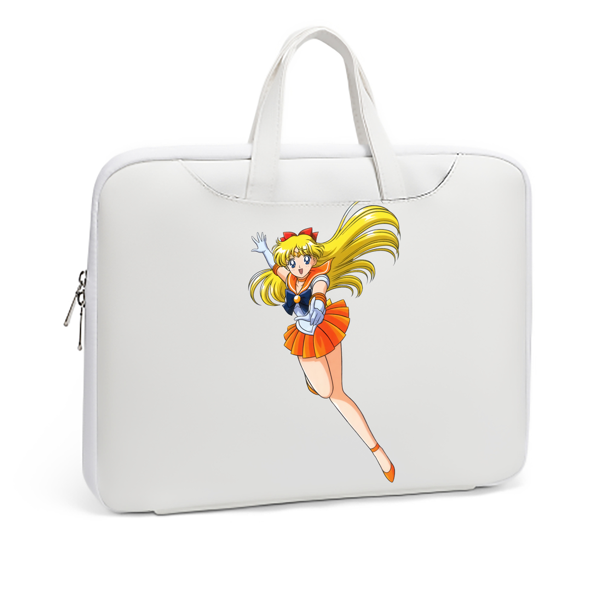 （画像用） 美少女戦士セーラームーン 愛野 美奈子 あいの みなこ Sailor Moon Aino Minako レザーラップトップバッグ　ノートパソコンケース