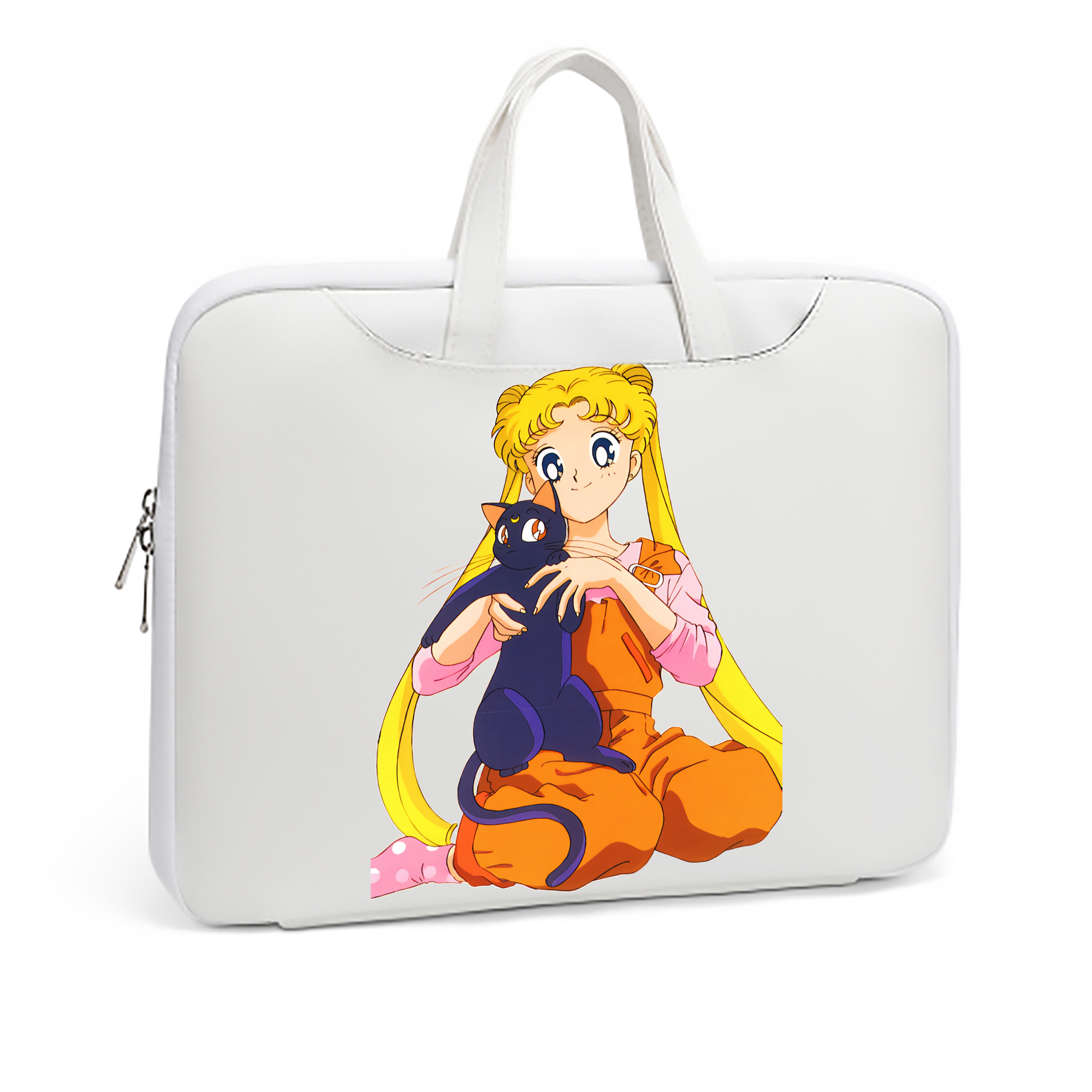 （画像用） 美少女戦士セーラームーン 愛野 美奈子 あいの みなこ Sailor Moon Aino Minako レザーラップトップバッグ　ノートパソコンケース
