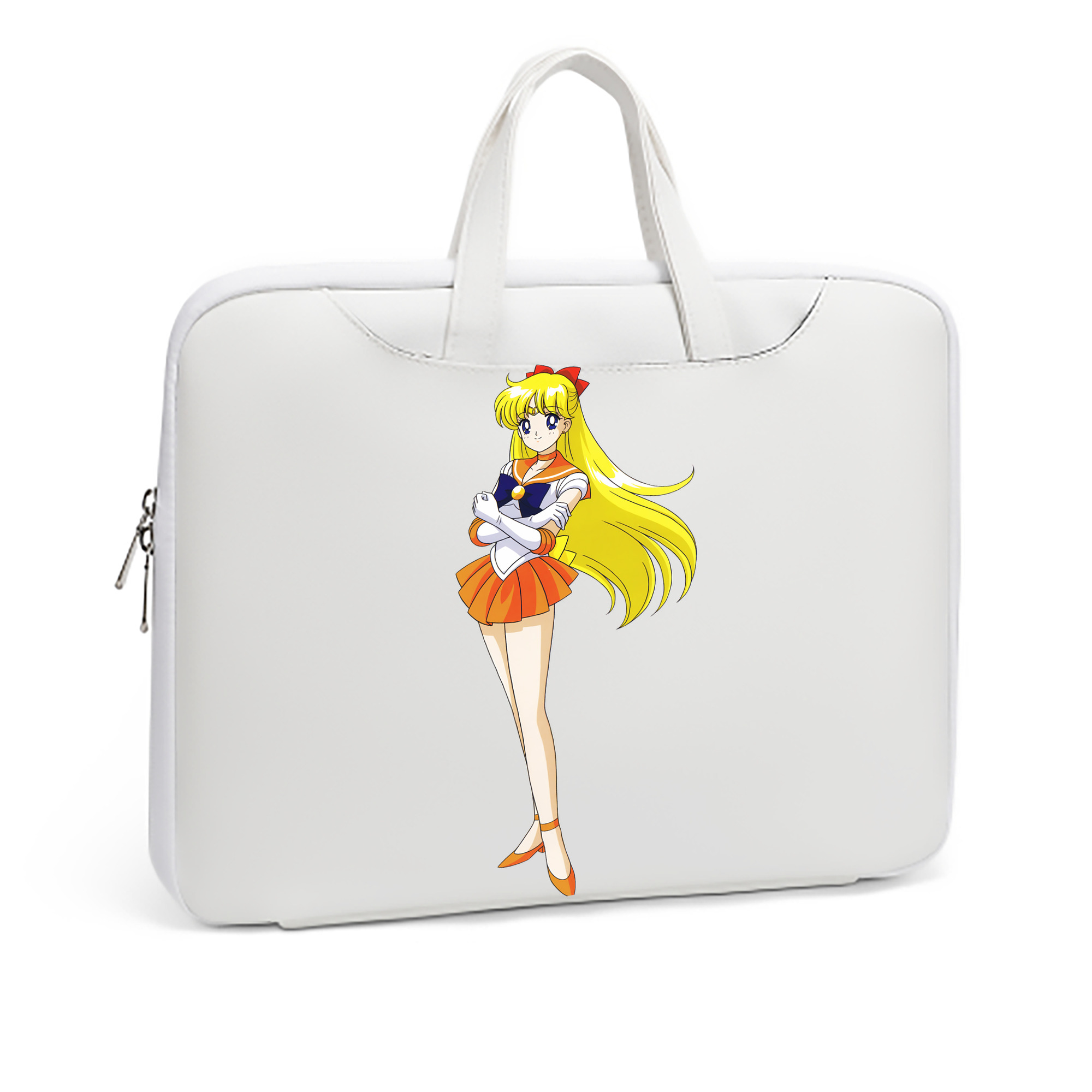 （画像用） 美少女戦士セーラームーン 愛野 美奈子 あいの みなこ Sailor Moon Aino Minako レザーラップトップバッグ　ノートパソコンケース
