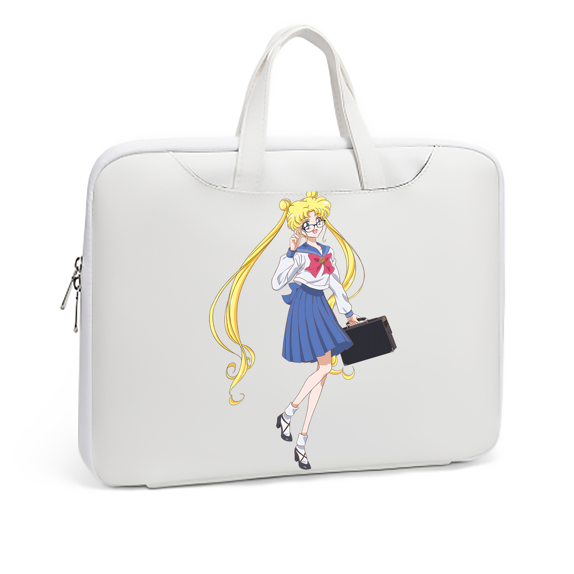 （画像用） 美少女戦士セーラームーン 愛野 美奈子 あいの みなこ Sailor Moon Aino Minako レザーラップトップバッグ　ノートパソコンケース