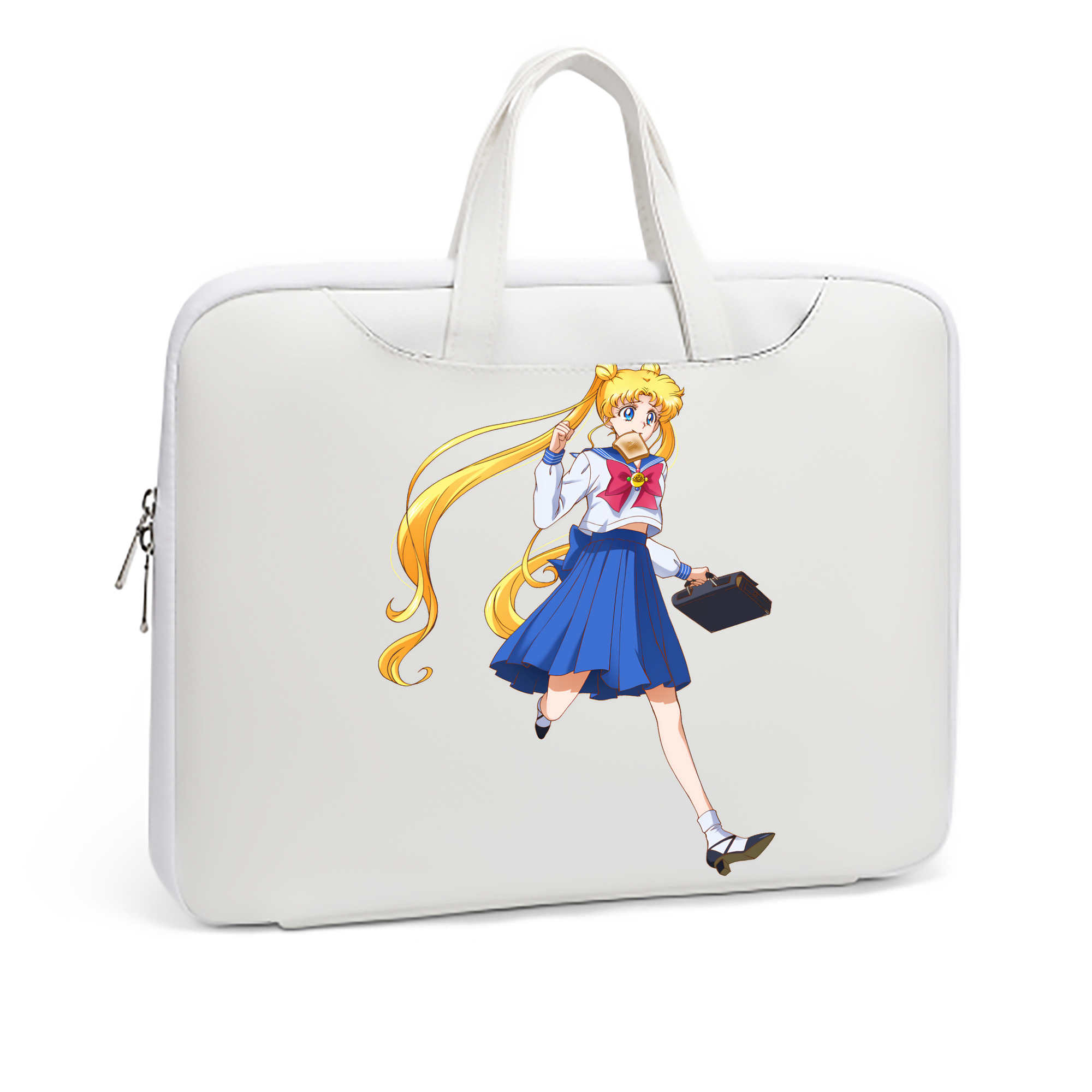 （画像用） 美少女戦士セーラームーン 愛野 美奈子 あいの みなこ Sailor Moon Aino Minako レザーラップトップバッグ　ノートパソコンケース