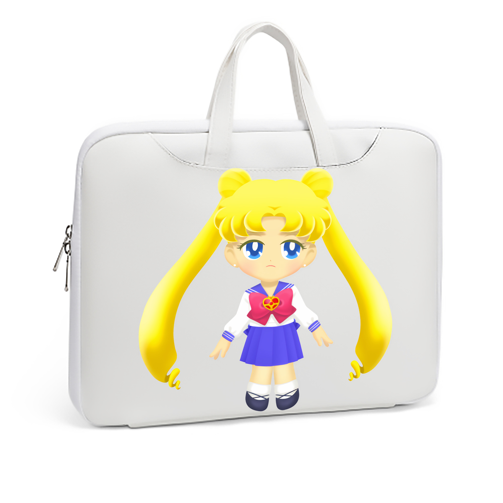 （画像用） 美少女戦士セーラームーン 愛野 美奈子 あいの みなこ Sailor Moon Aino Minako レザーラップトップバッグ　ノートパソコンケース