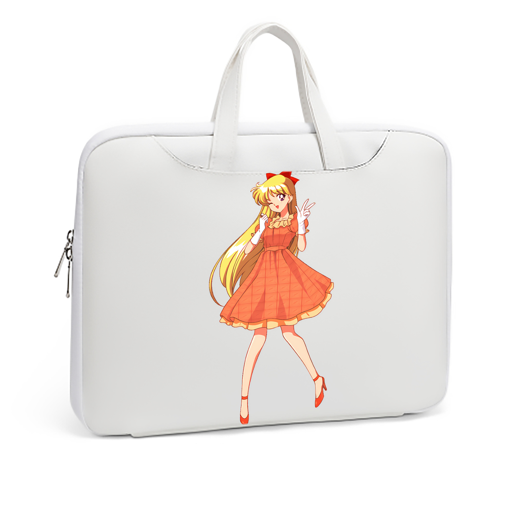 （画像用） 美少女戦士セーラームーン 愛野 美奈子 あいの みなこ Sailor Moon Aino Minako レザーラップトップバッグ　ノートパソコンケース