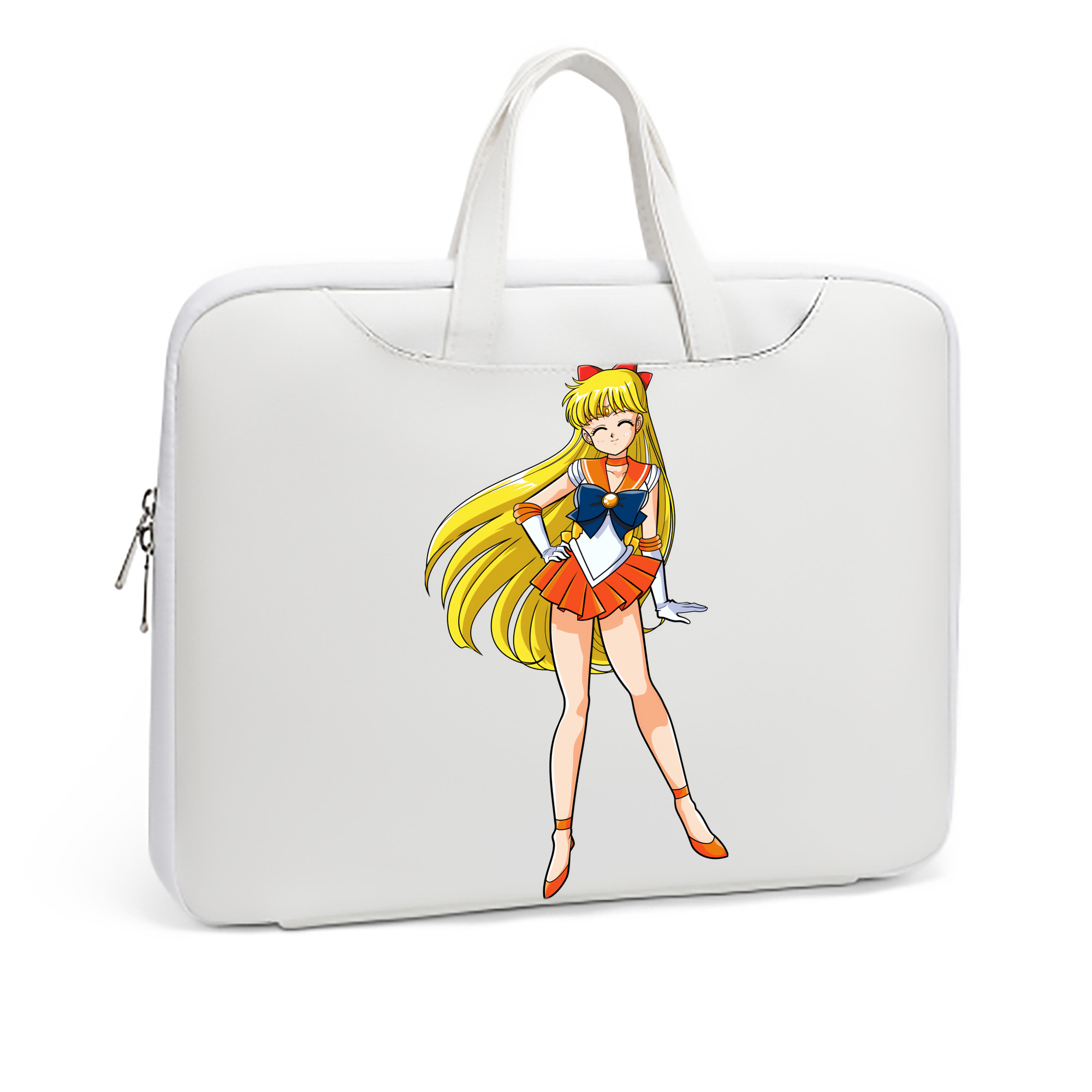 （画像用） 美少女戦士セーラームーン 愛野 美奈子 あいの みなこ Sailor Moon Aino Minako レザーラップトップバッグ　ノートパソコンケース