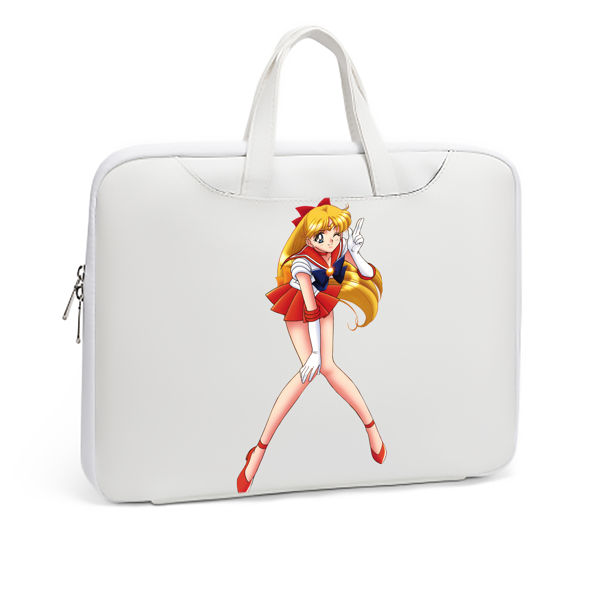 （画像用） 美少女戦士セーラームーン 愛野 美奈子 あいの みなこ Sailor Moon Aino Minako レザーラップトップバッグ　ノートパソコンケース