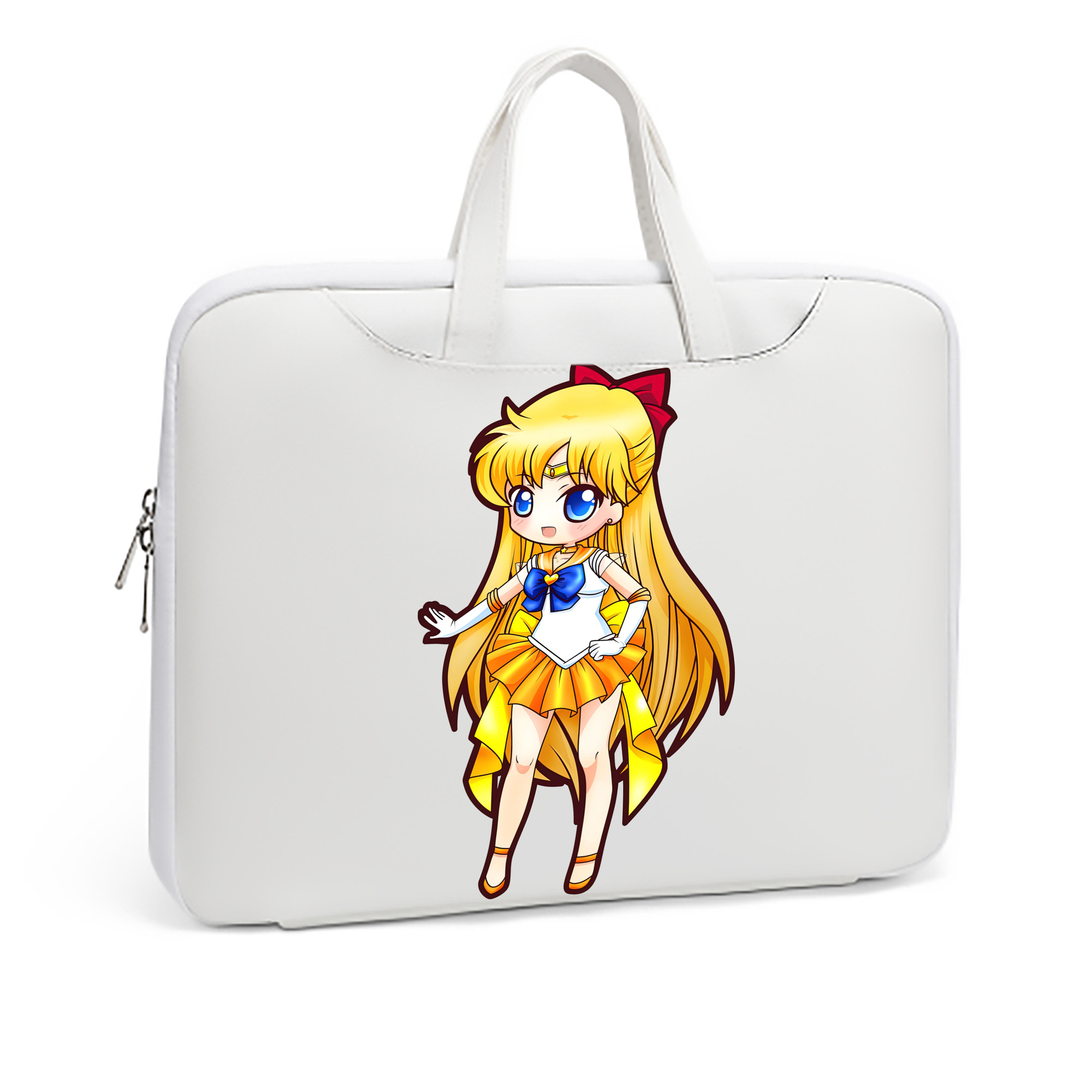 （画像用） 美少女戦士セーラームーン 愛野 美奈子 あいの みなこ Sailor Moon Aino Minako レザーラップトップバッグ　ノートパソコンケース