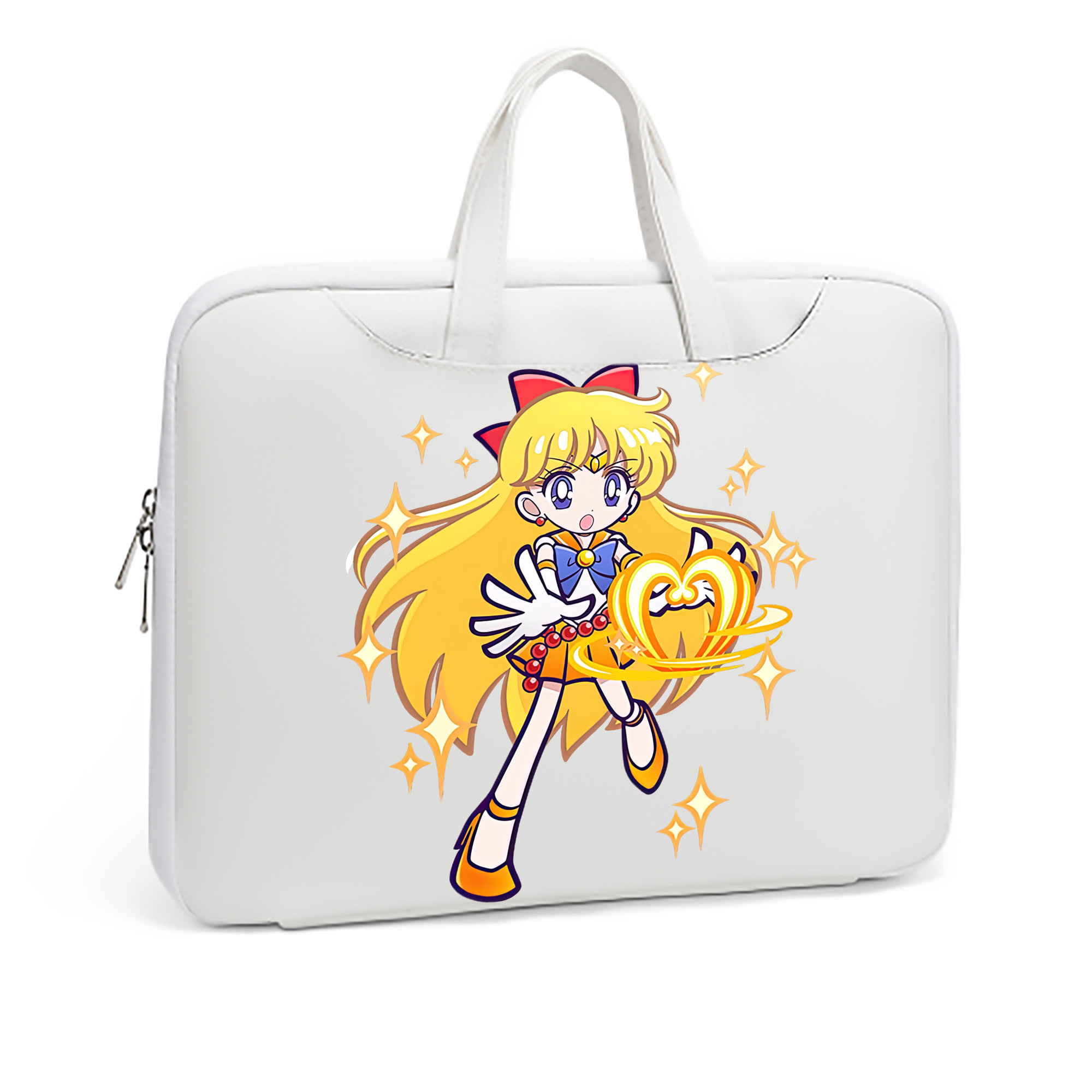 （画像用） 美少女戦士セーラームーン 愛野 美奈子 あいの みなこ Sailor Moon Aino Minako レザーラップトップバッグ　ノートパソコンケース