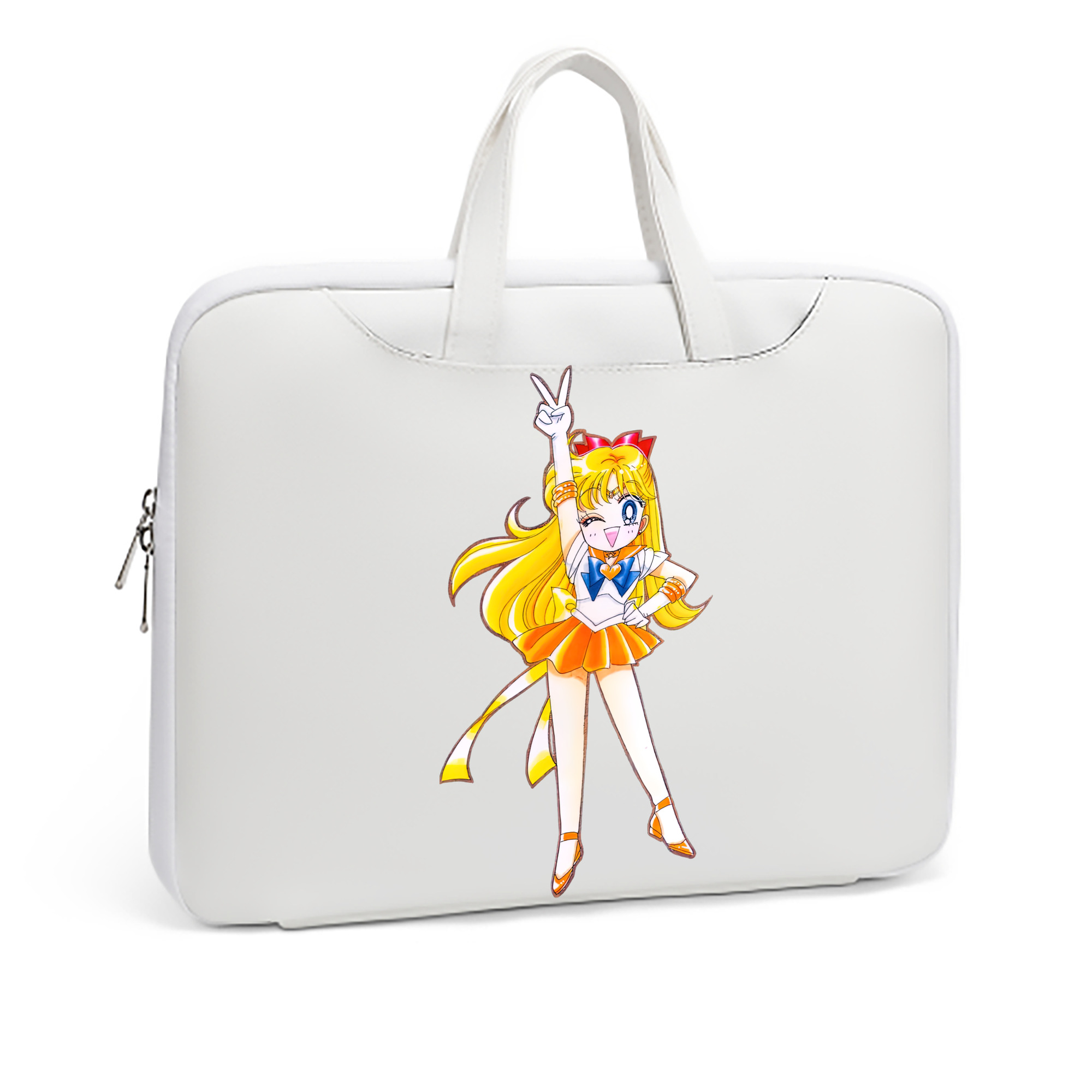（画像用） 美少女戦士セーラームーン 愛野 美奈子 あいの みなこ Sailor Moon Aino Minako レザーラップトップバッグ　ノートパソコンケース
