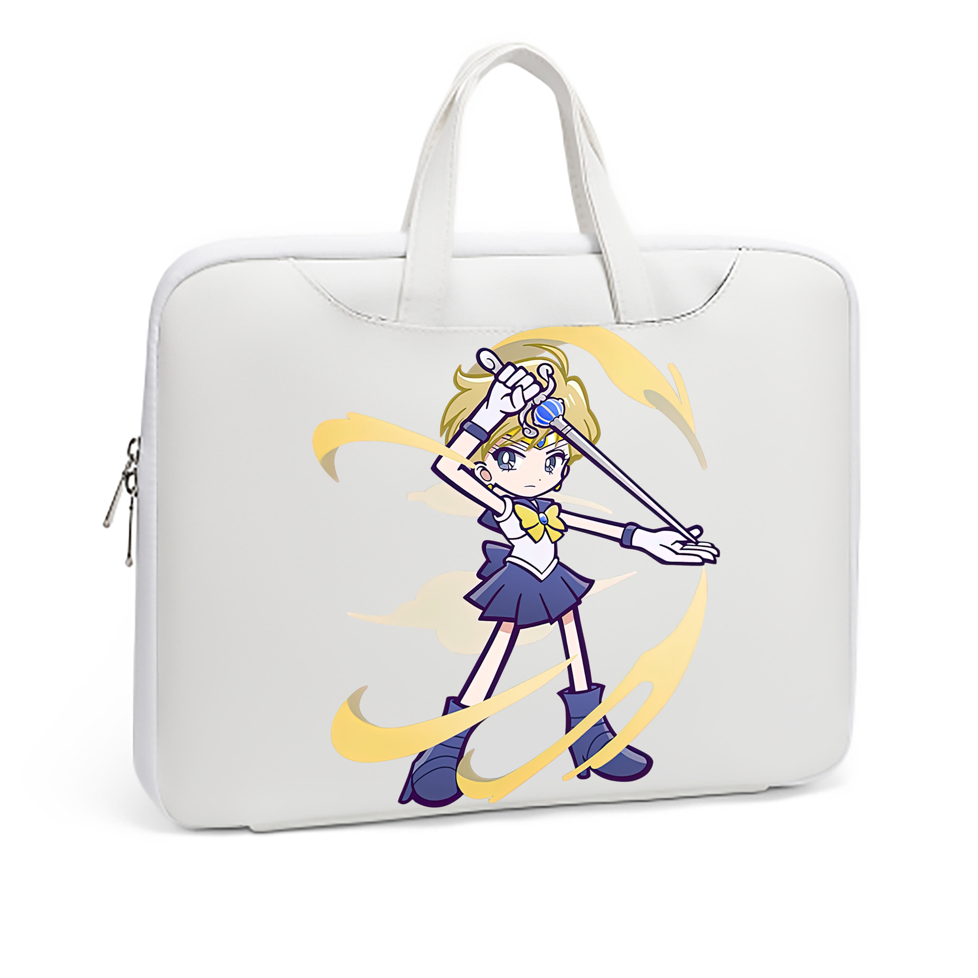 （画像用） 美少女戦士セーラームーン 天王はるか Sailor Moon Tenoh Haruka レザーラップトップバッグ　ノートパソコンケース