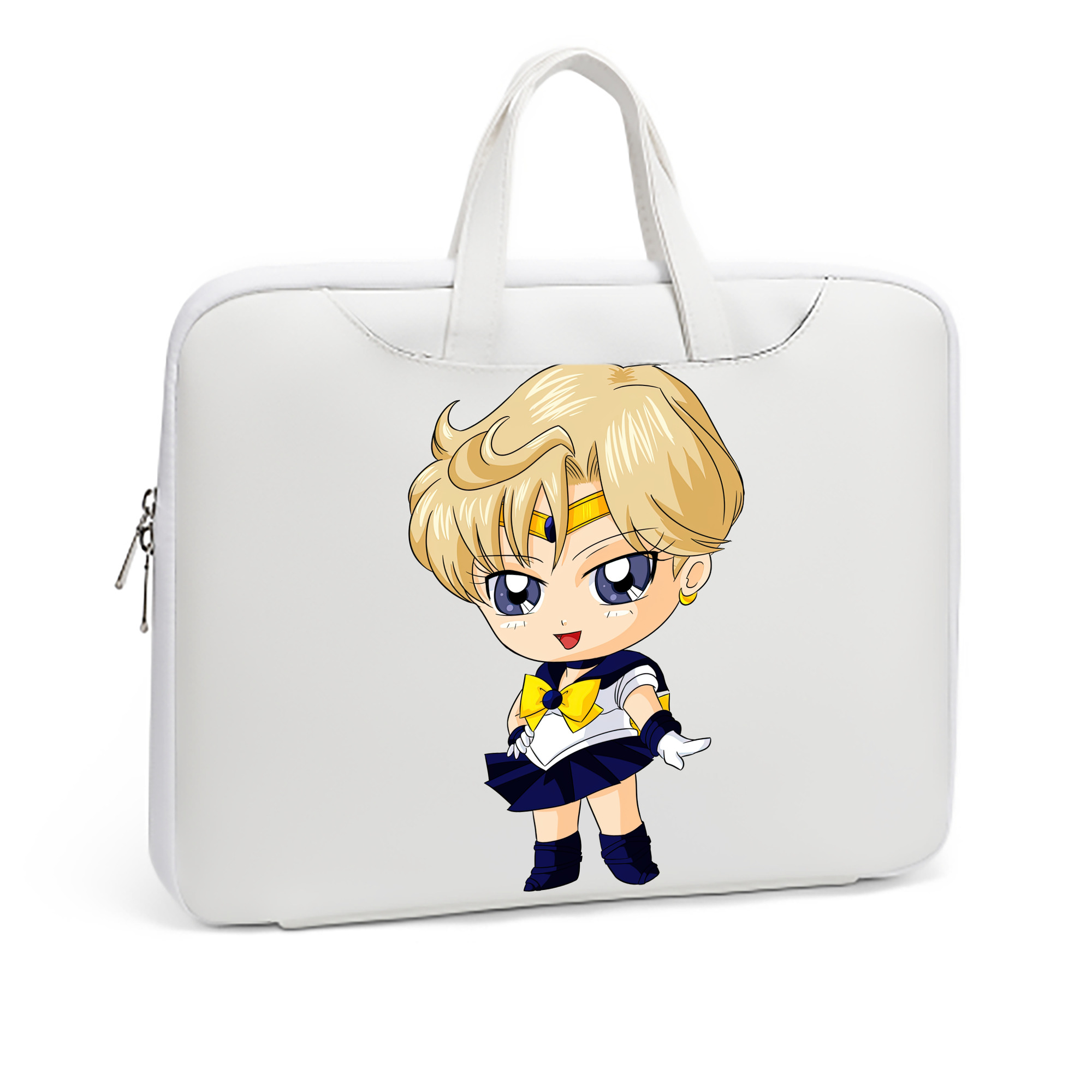 （画像用） 美少女戦士セーラームーン 天王はるか Sailor Moon Tenoh Haruka レザーラップトップバッグ　ノートパソコンケース