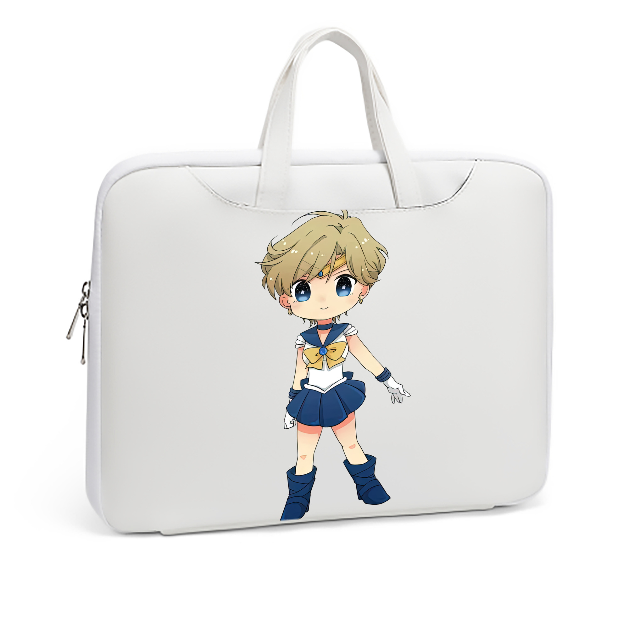 （画像用） 美少女戦士セーラームーン 天王はるか Sailor Moon Tenoh Haruka レザーラップトップバッグ　ノートパソコンケース