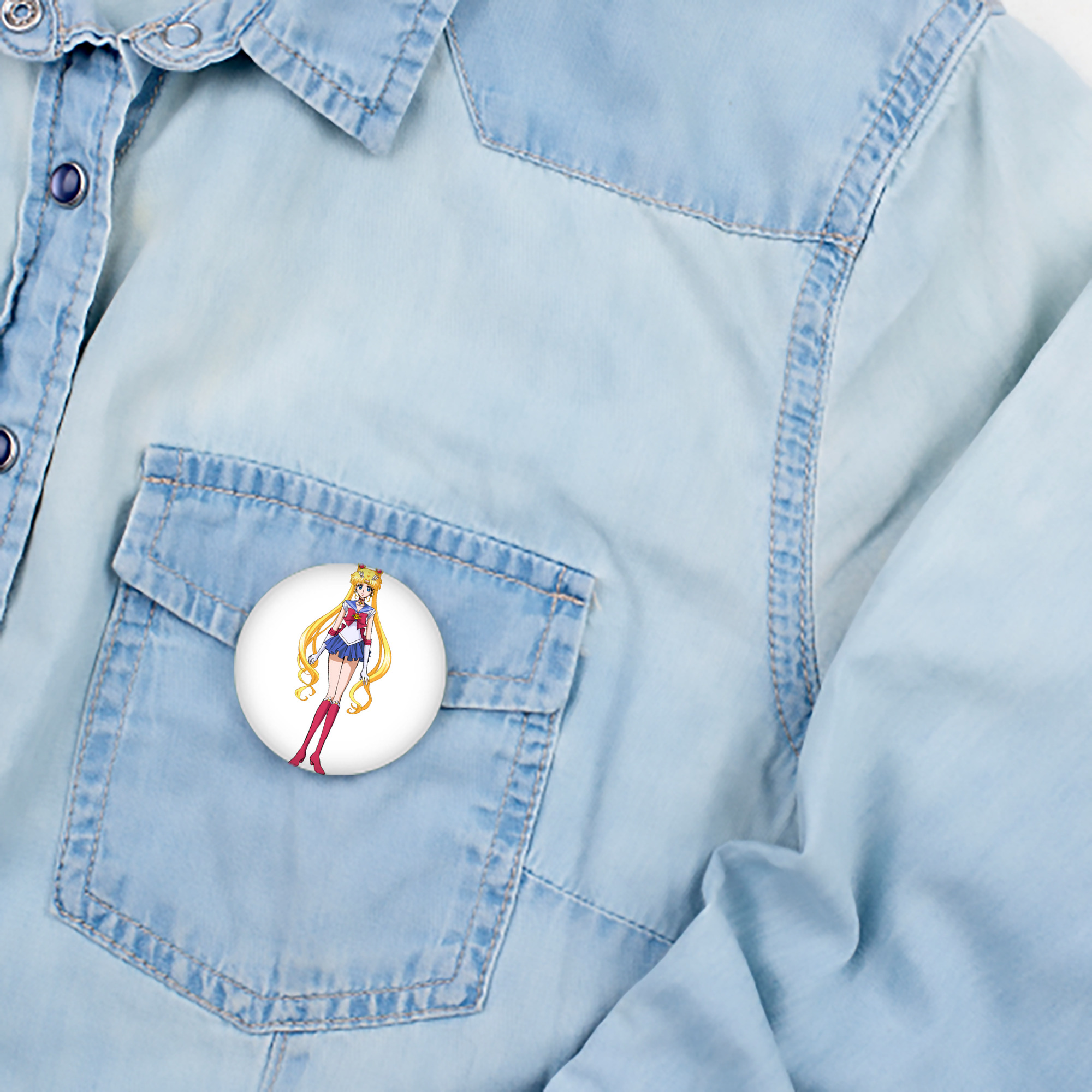 美少女戦士セーラームーン 月野 うさぎ つきの うさぎ Sailor Moon Tsukino Usagi 6cm 缶バッジ 複数セット