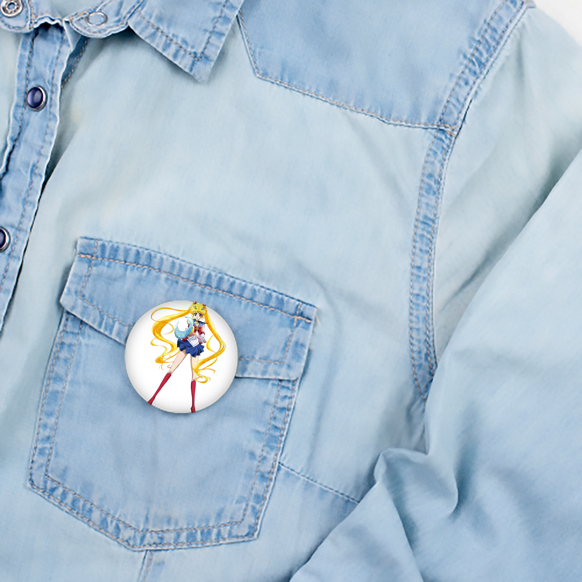 美少女戦士セーラームーン 月野 うさぎ つきの うさぎ Sailor Moon Tsukino Usagi 6cm 缶バッジ 複数セット