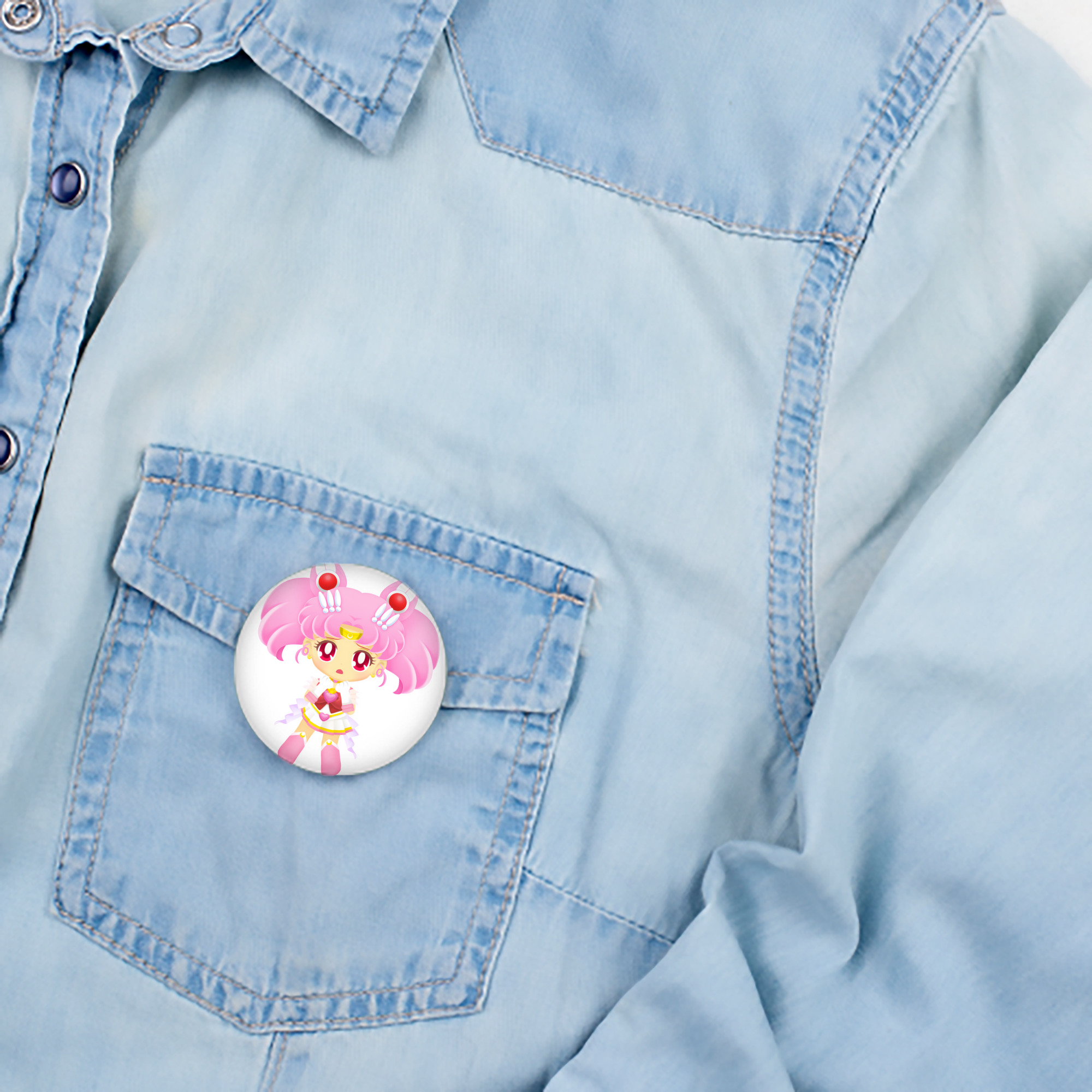 美少女戦士セーラームーン ちびうさ Sailor Moon Chibiusa Tsukino Usagi Small Lady Serenity 6cm 缶バッジ 複数セット