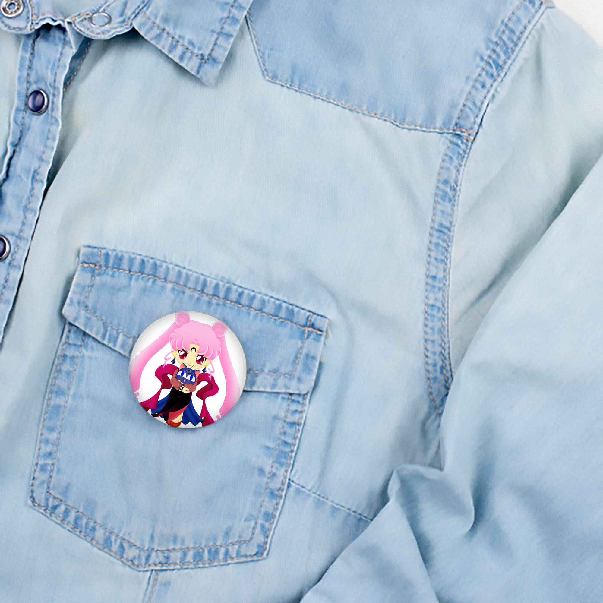 美少女戦士セーラームーン ちびうさ Sailor Moon Chibiusa Tsukino Usagi Small Lady Serenity 6cm 缶バッジ 複数セット