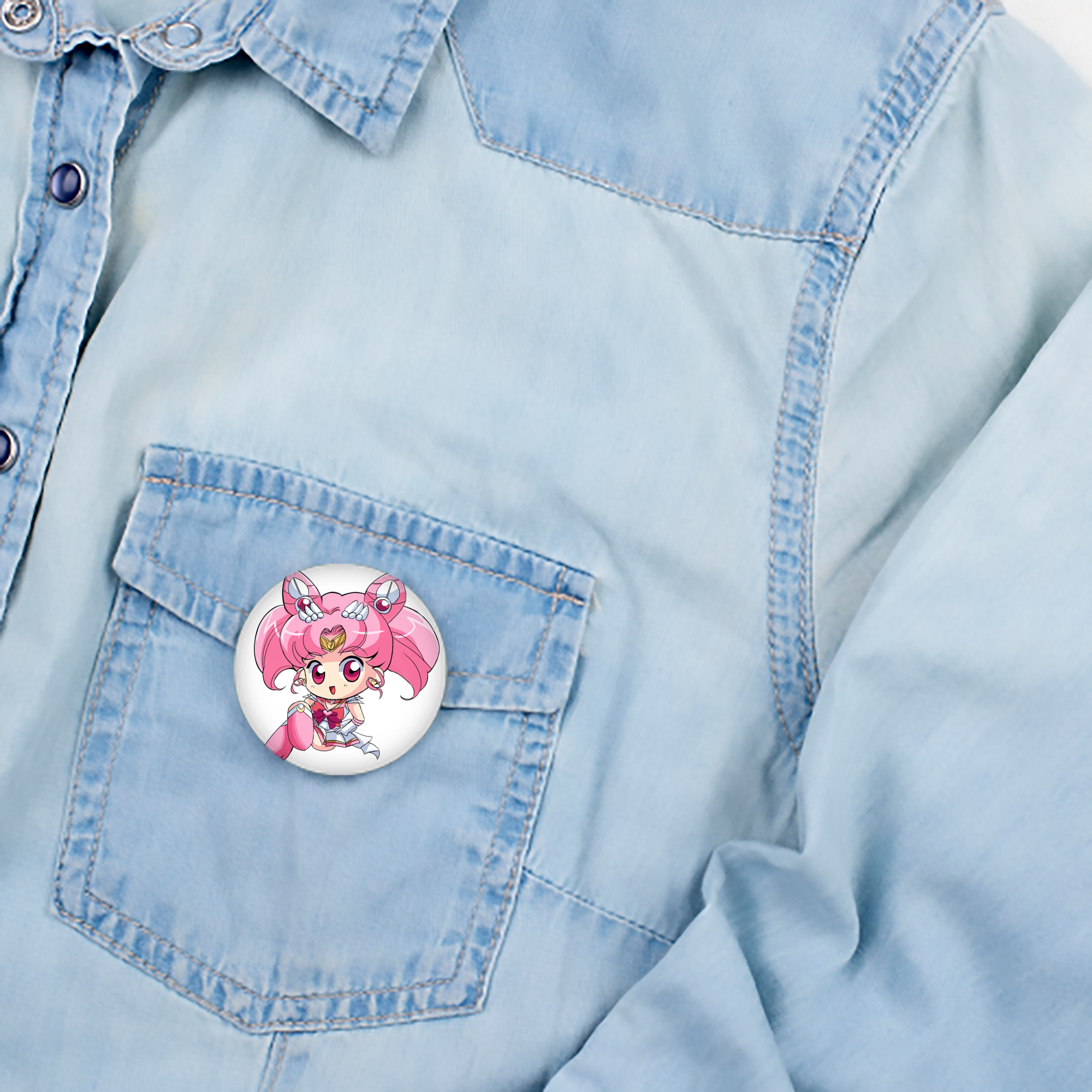 美少女戦士セーラームーン ちびうさ Sailor Moon Chibiusa Tsukino Usagi Small Lady Serenity 6cm 缶バッジ 複数セット