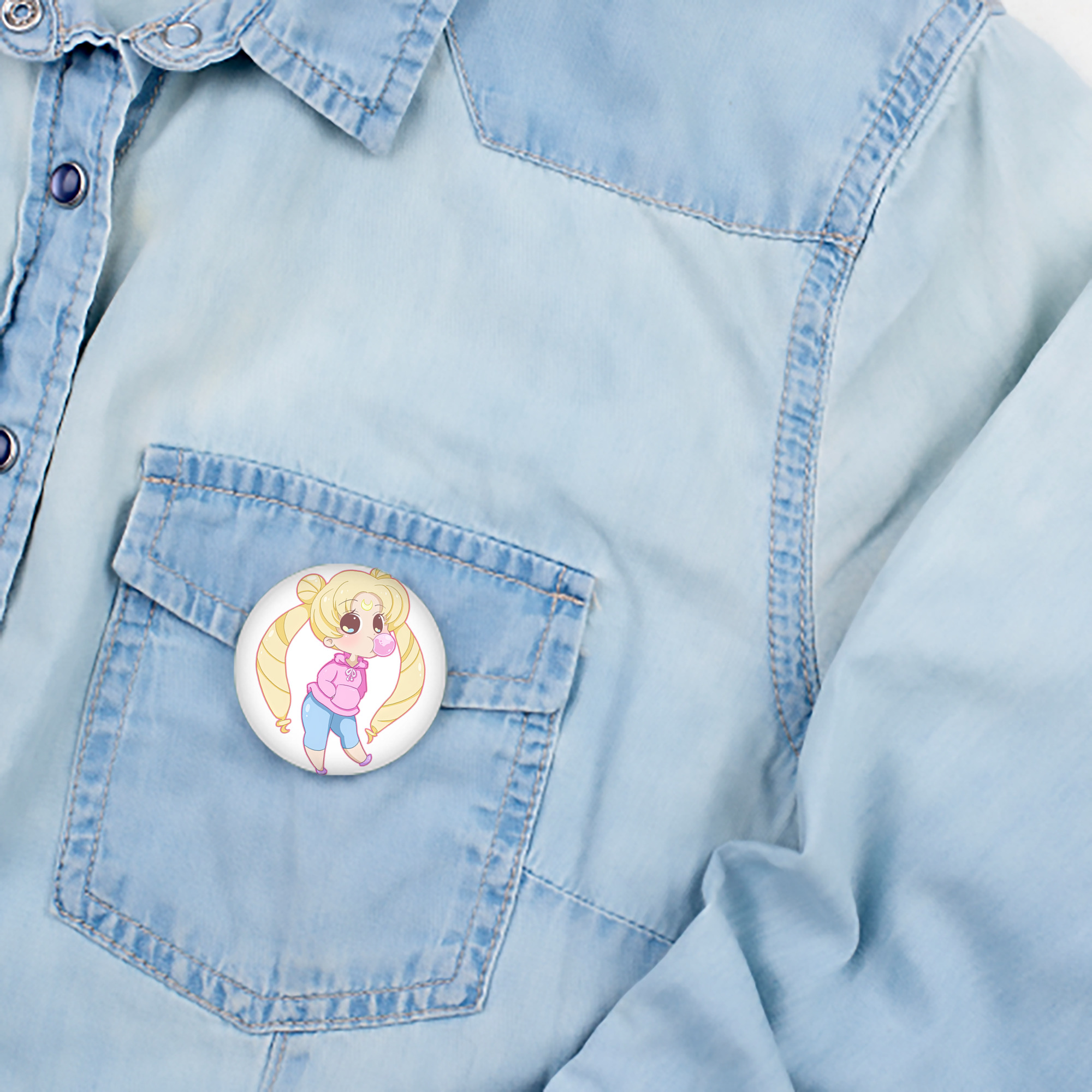美少女戦士セーラームーン 愛野 美奈子 あいの みなこ Sailor Moon Aino Minako 6cm 缶バッジ 複数セット