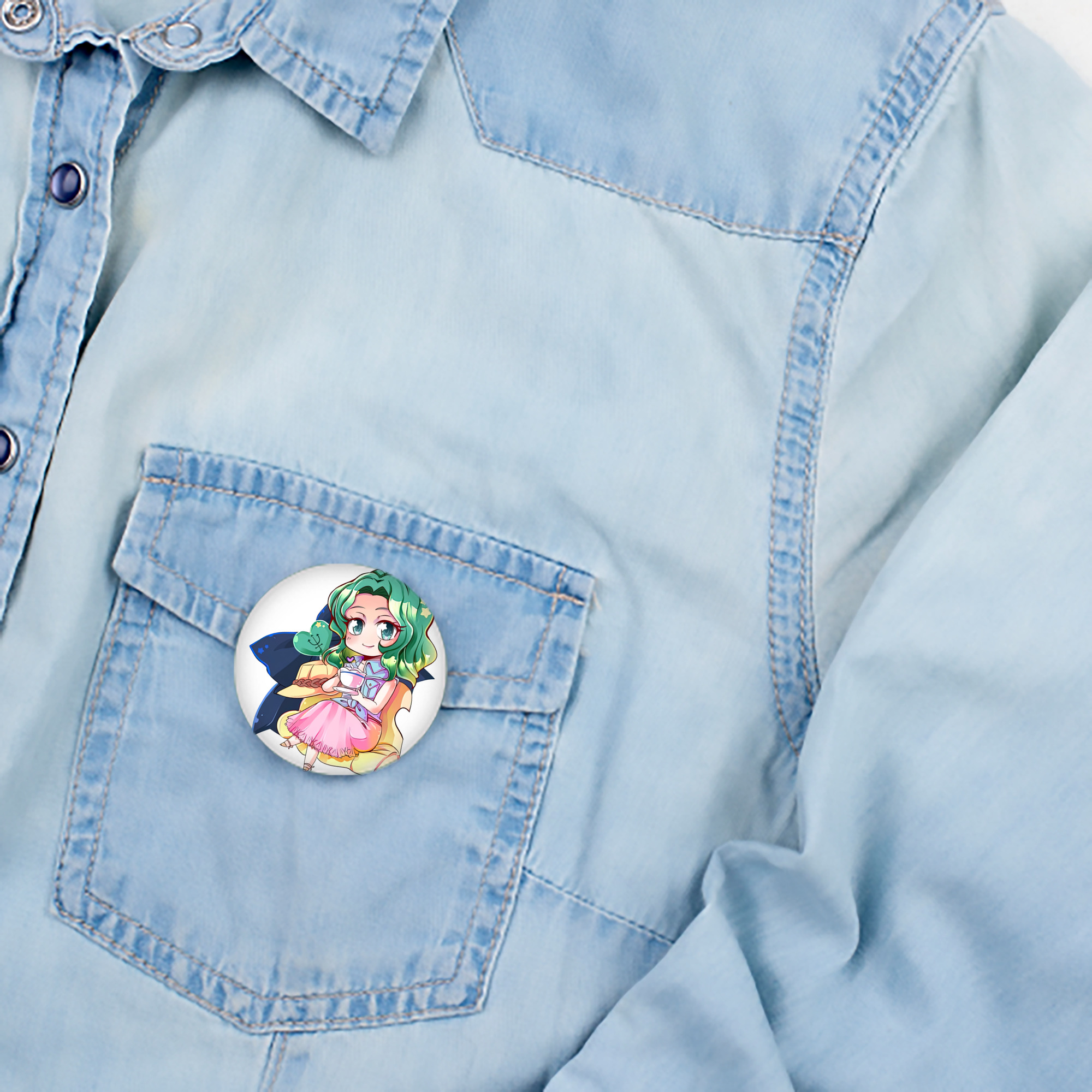 美少女戦士セーラームーン 海王 みちる（かいおう みちる） Sailor Moon Kaiou Michiru 6cm 缶バッジ 複数セット