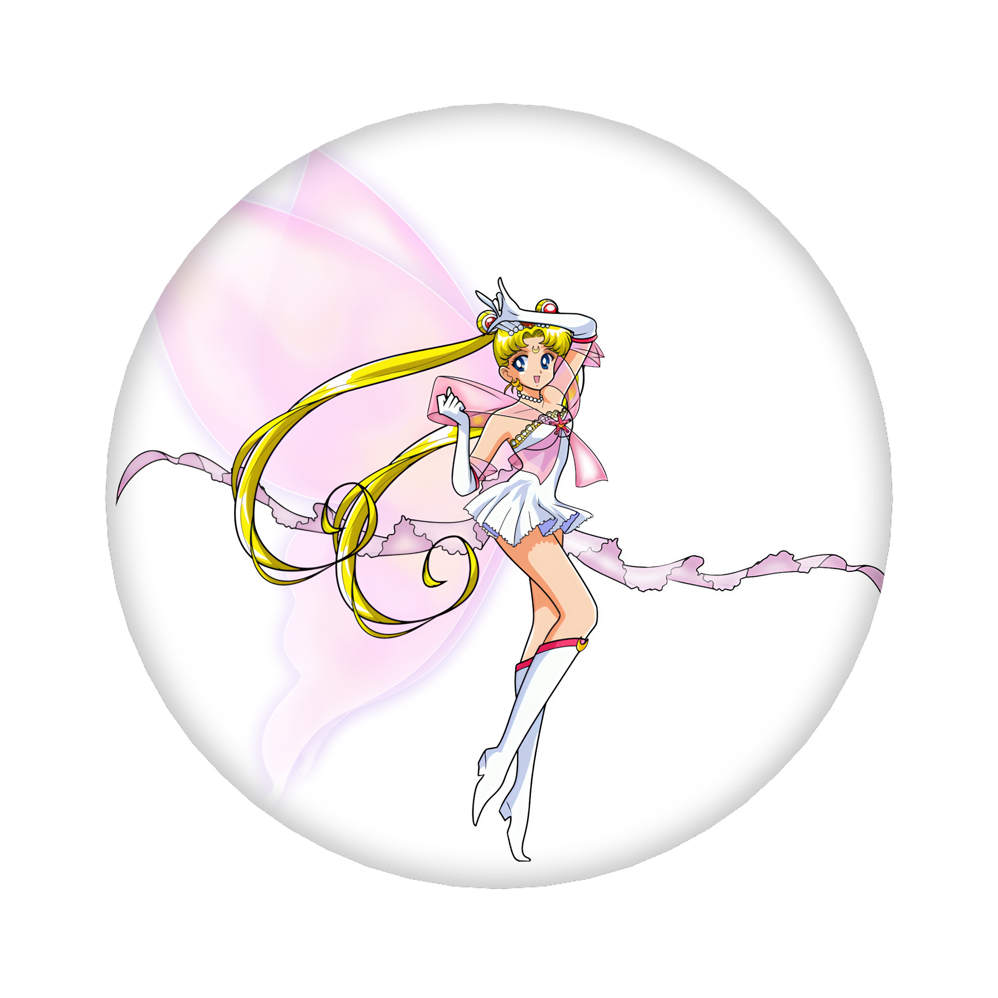 （画像用） 美少女戦士セーラームーン 月野 うさぎ つきの うさぎ Sailor Moon Tsukino Usagi 6cm 缶バッジ 複数セット