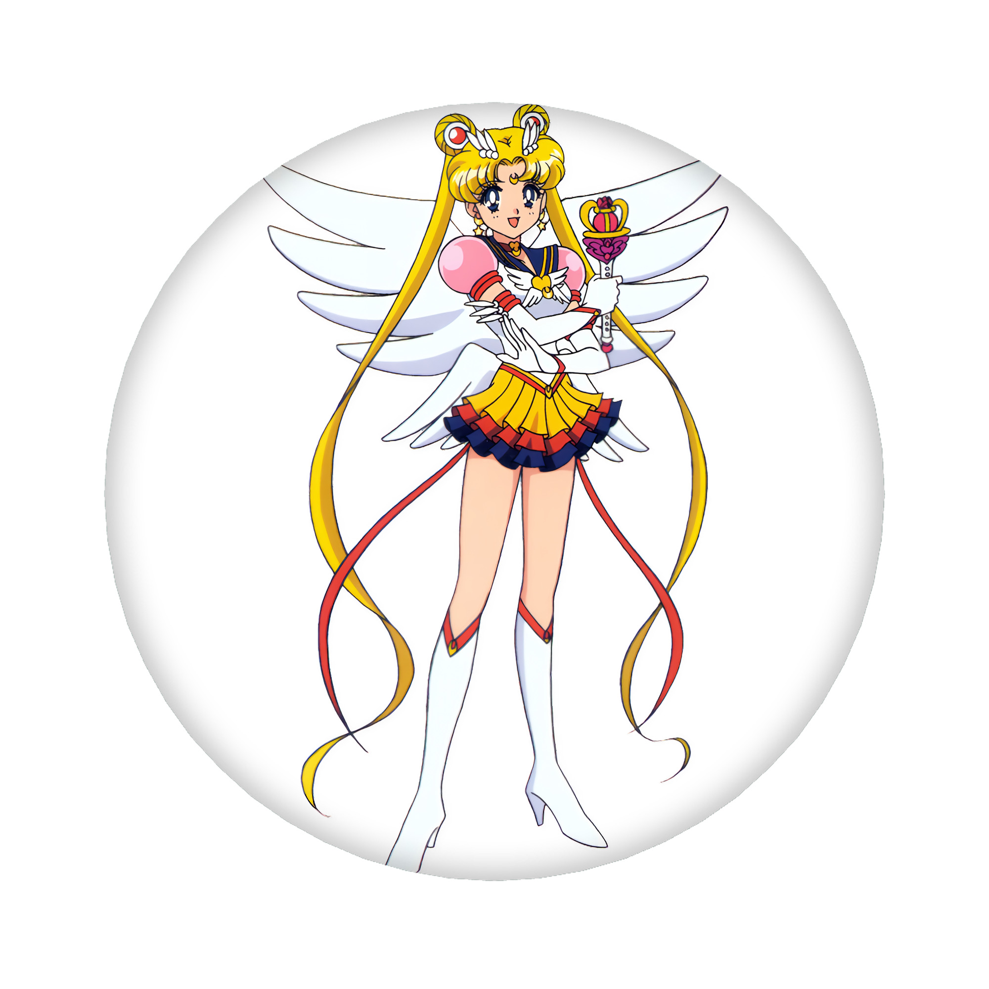 （画像用） 美少女戦士セーラームーン 月野 うさぎ つきの うさぎ Sailor Moon Tsukino Usagi 6cm 缶バッジ 複数セット