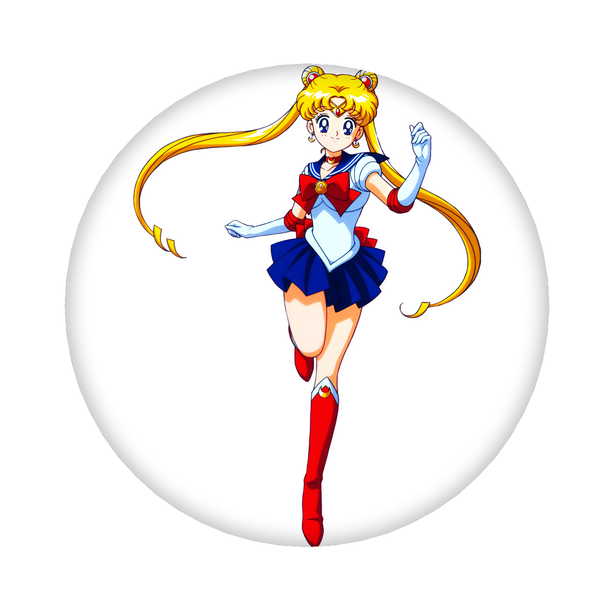 （画像用） 美少女戦士セーラームーン 月野 うさぎ つきの うさぎ Sailor Moon Tsukino Usagi 6cm 缶バッジ 複数セット