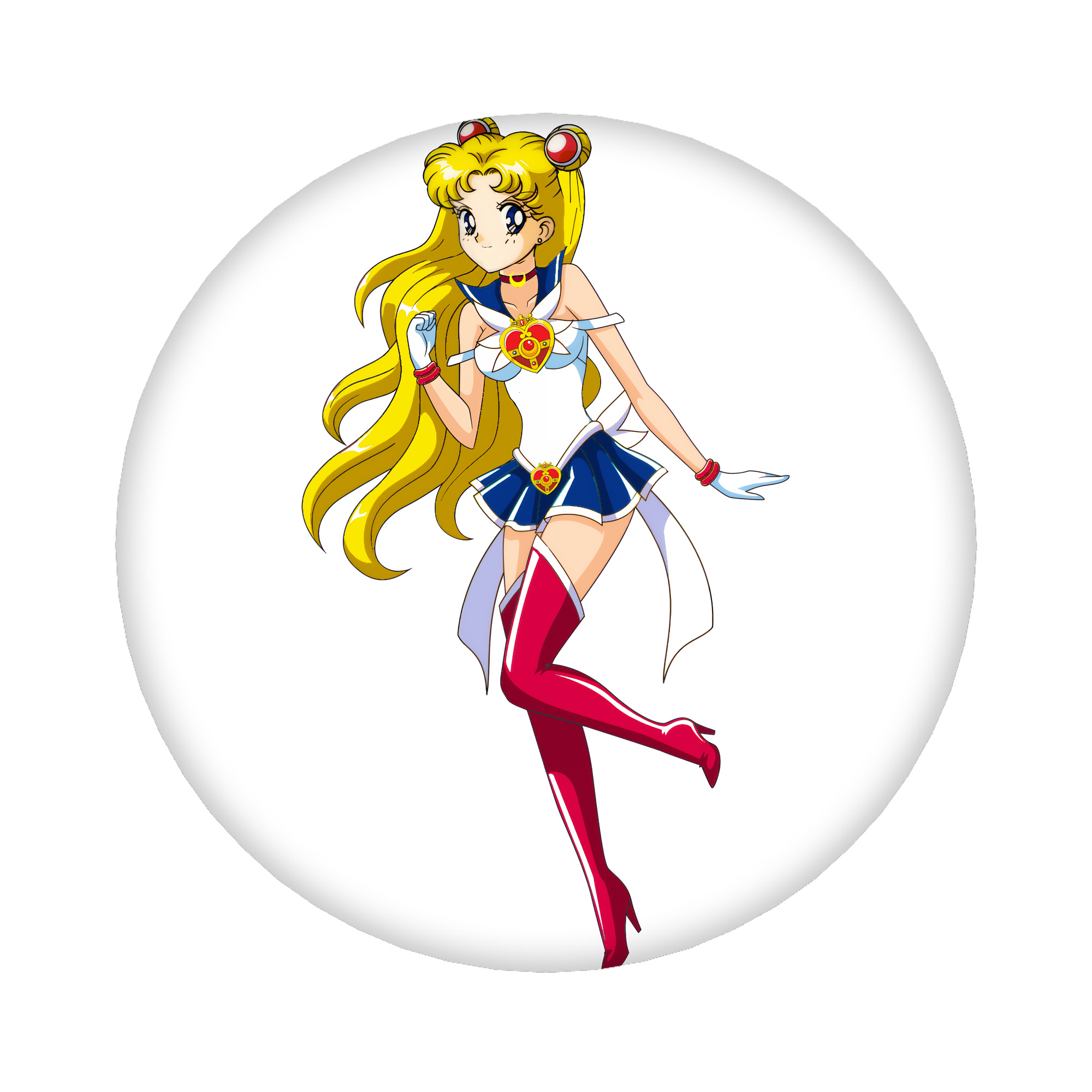 （画像用） 美少女戦士セーラームーン 月野 うさぎ つきの うさぎ Sailor Moon Tsukino Usagi 6cm 缶バッジ 複数セット
