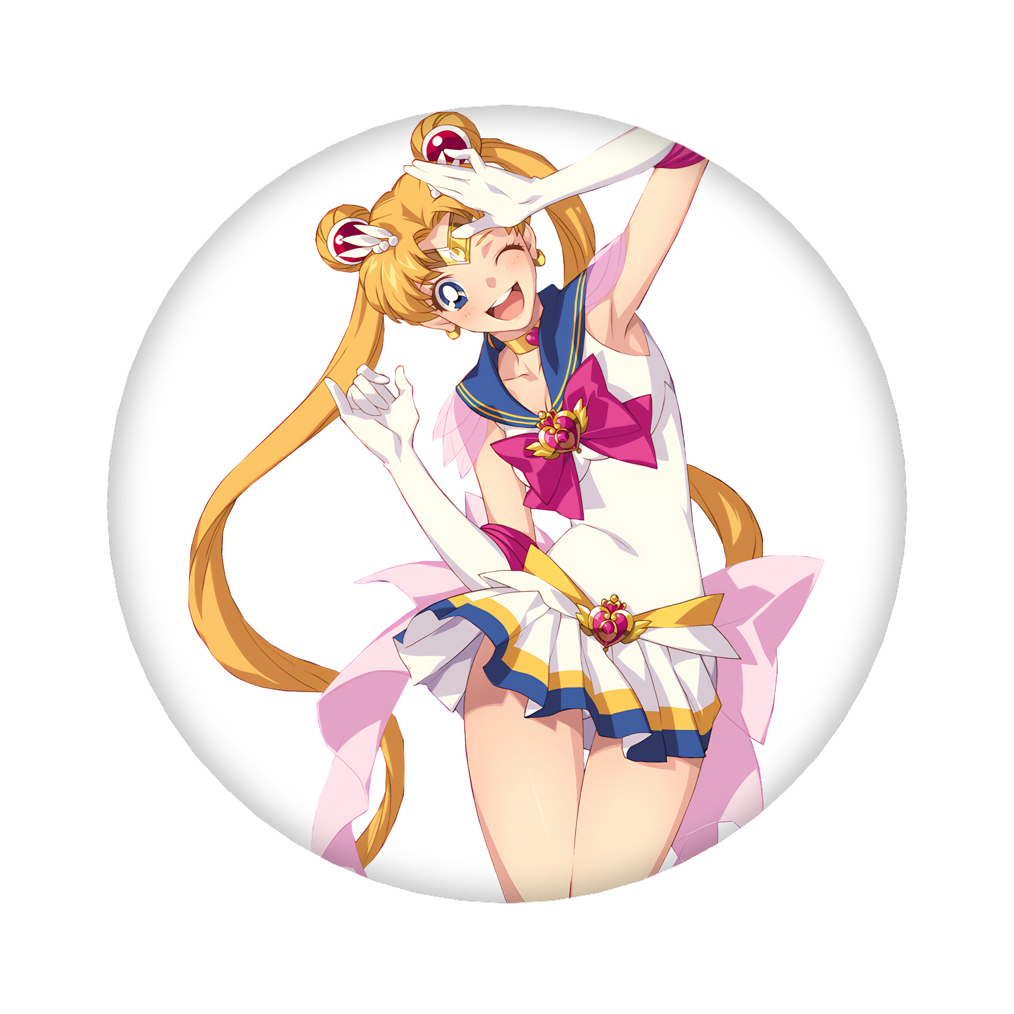 （画像用） 美少女戦士セーラームーン 月野 うさぎ つきの うさぎ Sailor Moon Tsukino Usagi 6cm 缶バッジ 複数セット