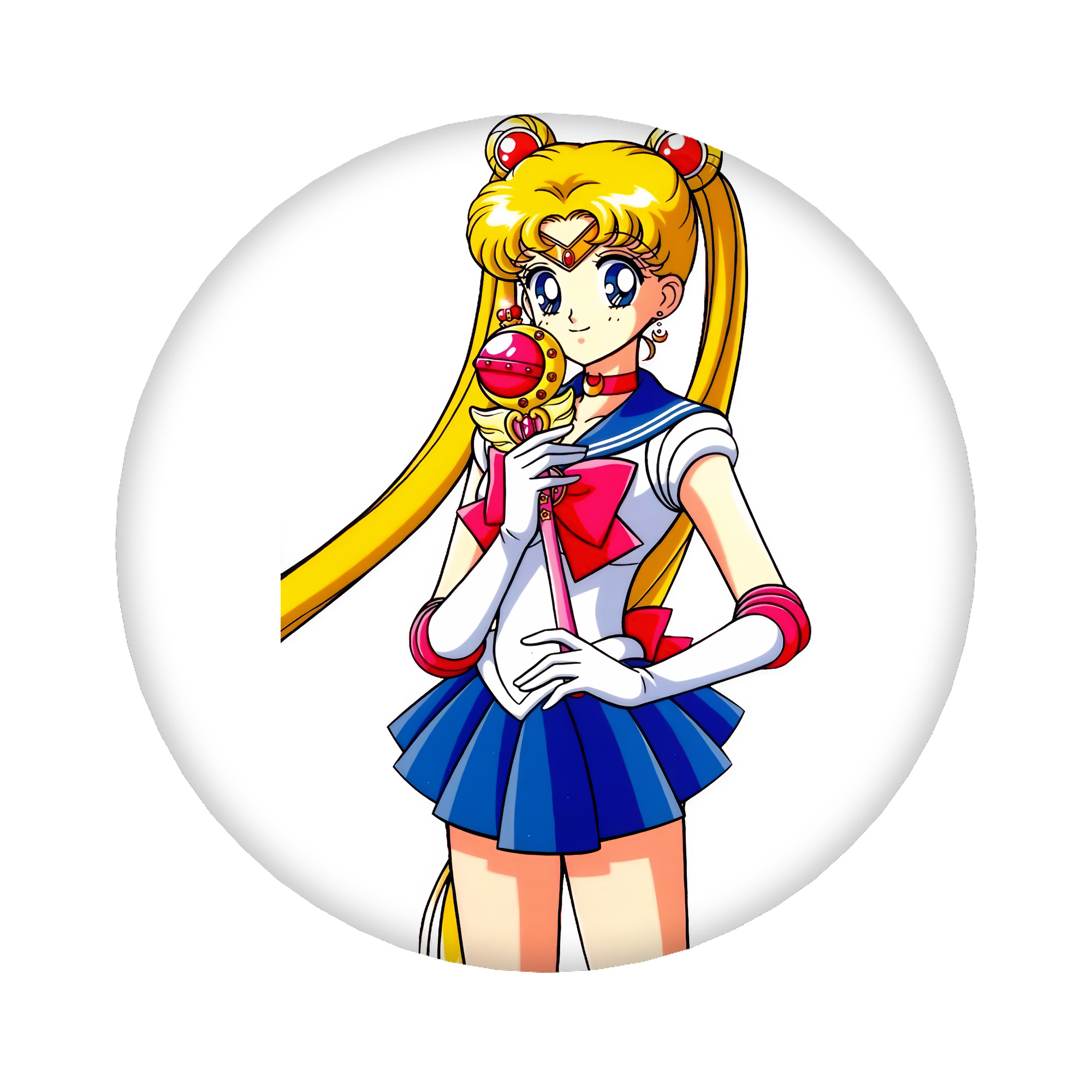（画像用） 美少女戦士セーラームーン 月野 うさぎ つきの うさぎ Sailor Moon Tsukino Usagi 6cm 缶バッジ 複数セット
