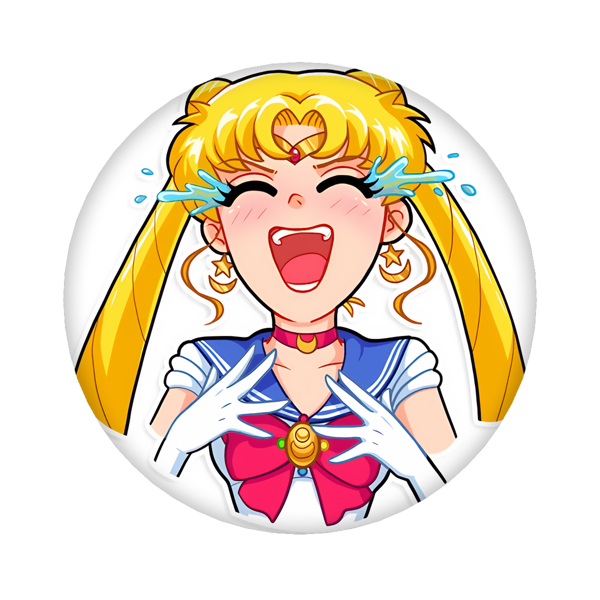 （画像用） 美少女戦士セーラームーン 月野 うさぎ つきの うさぎ Sailor Moon Tsukino Usagi 6cm 缶バッジ 複数セット