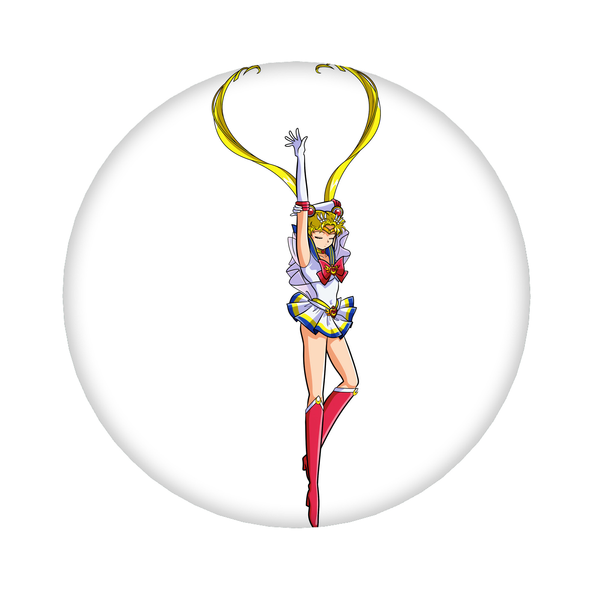 （画像用） 美少女戦士セーラームーン 月野 うさぎ つきの うさぎ Sailor Moon Tsukino Usagi 6cm 缶バッジ 複数セット