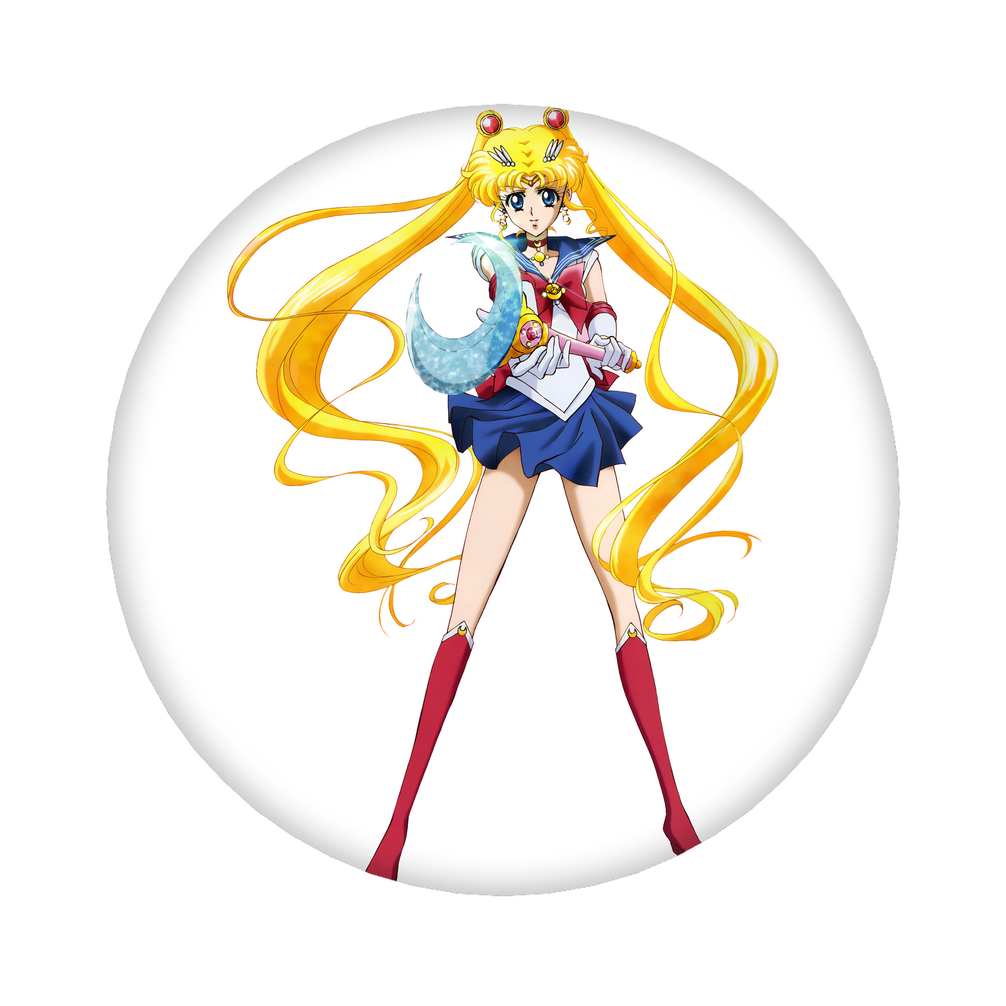 （画像用） 美少女戦士セーラームーン 月野 うさぎ つきの うさぎ Sailor Moon Tsukino Usagi 6cm 缶バッジ 複数セット