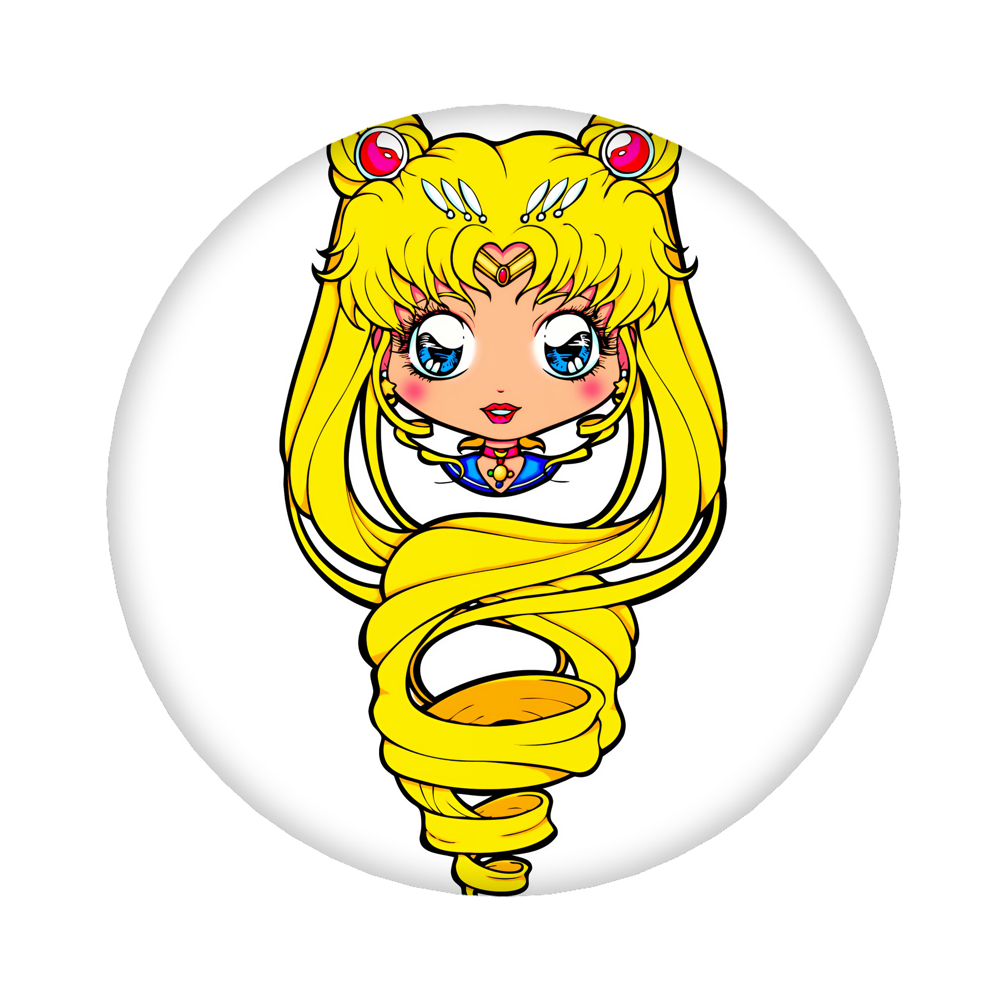 （画像用） 美少女戦士セーラームーン 月野 うさぎ つきの うさぎ Sailor Moon Tsukino Usagi 6cm 缶バッジ 複数セット