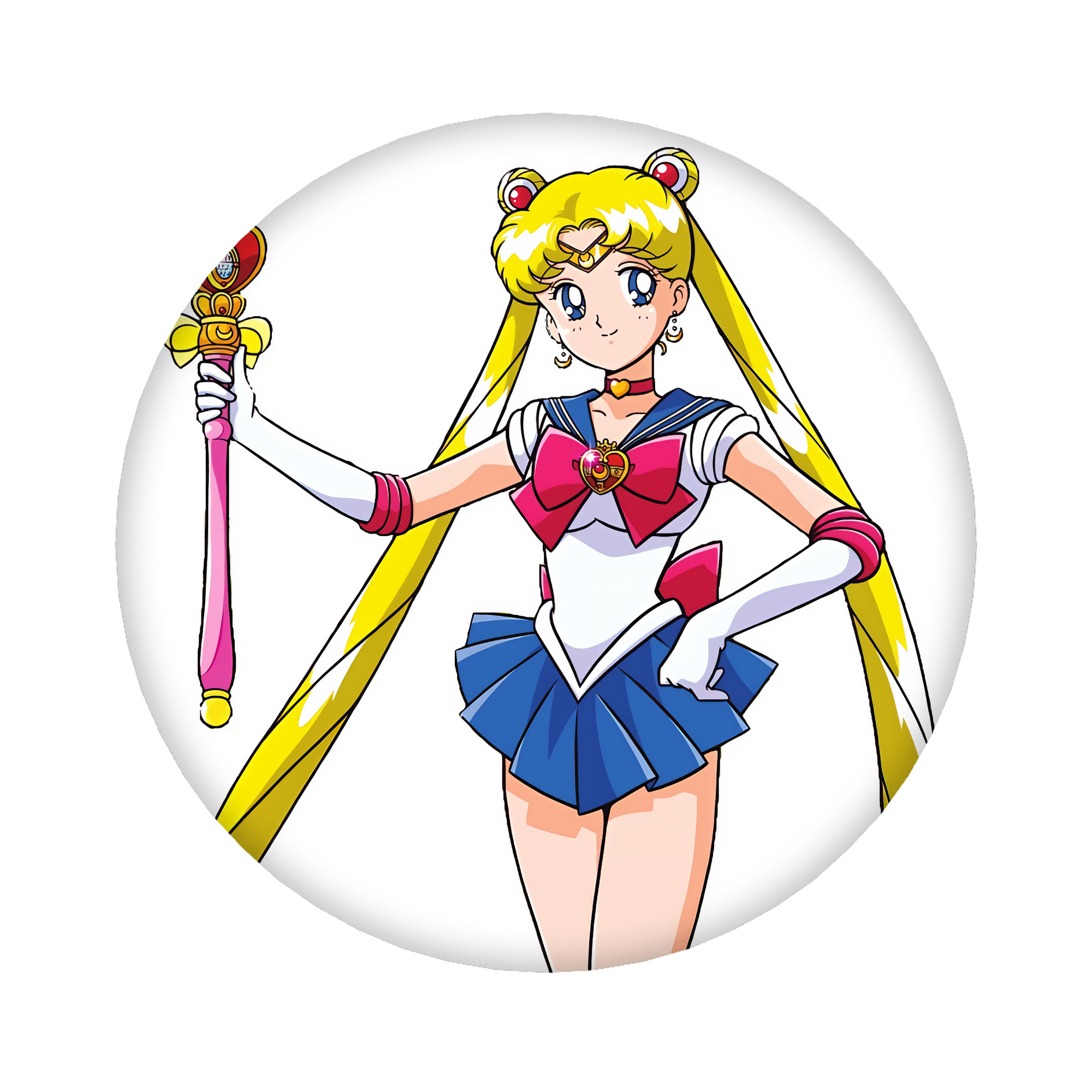 （画像用） 美少女戦士セーラームーン 月野 うさぎ つきの うさぎ Sailor Moon Tsukino Usagi 6cm 缶バッジ 複数セット