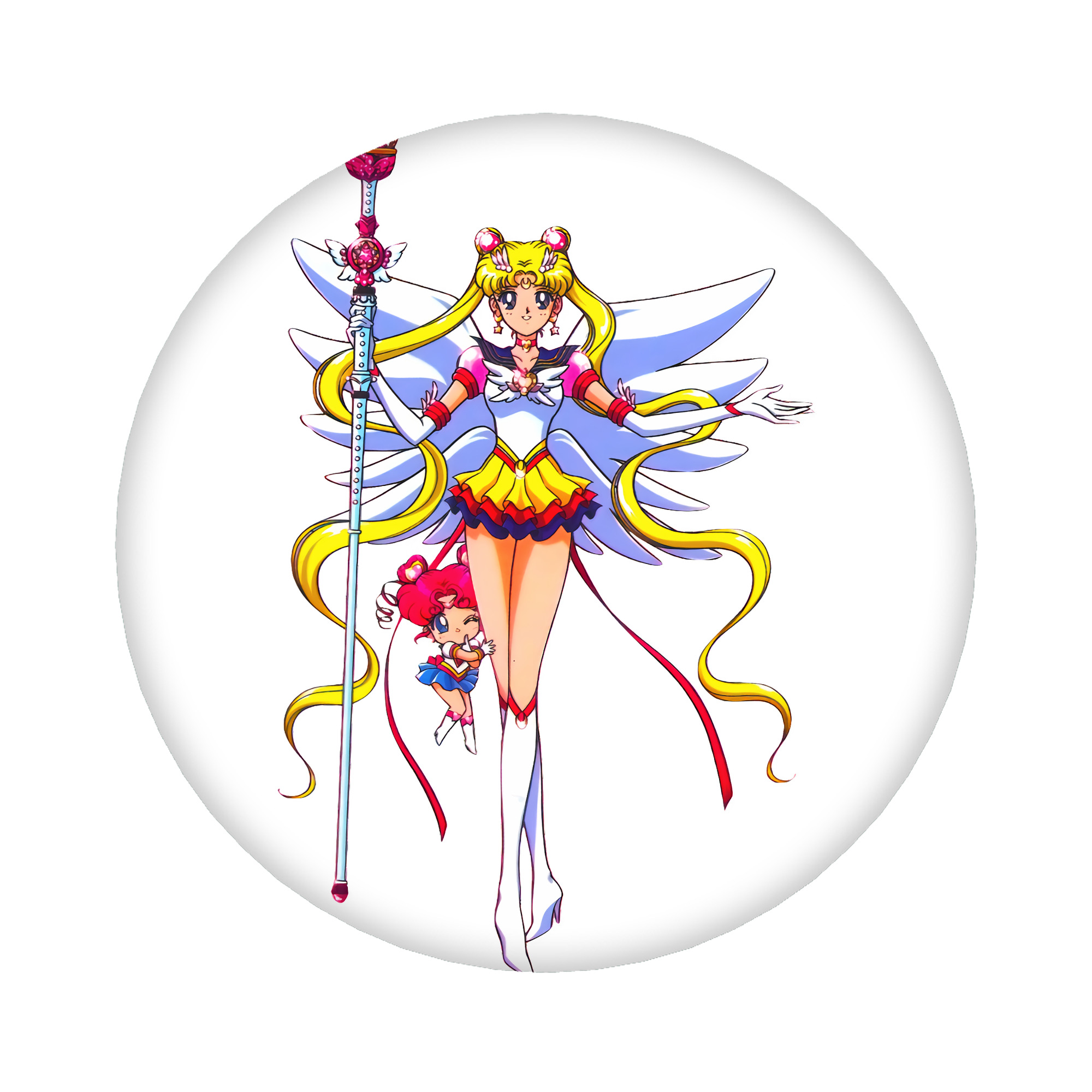 （画像用） 美少女戦士セーラームーン 月野 うさぎ つきの うさぎ Sailor Moon Tsukino Usagi 6cm 缶バッジ 複数セット