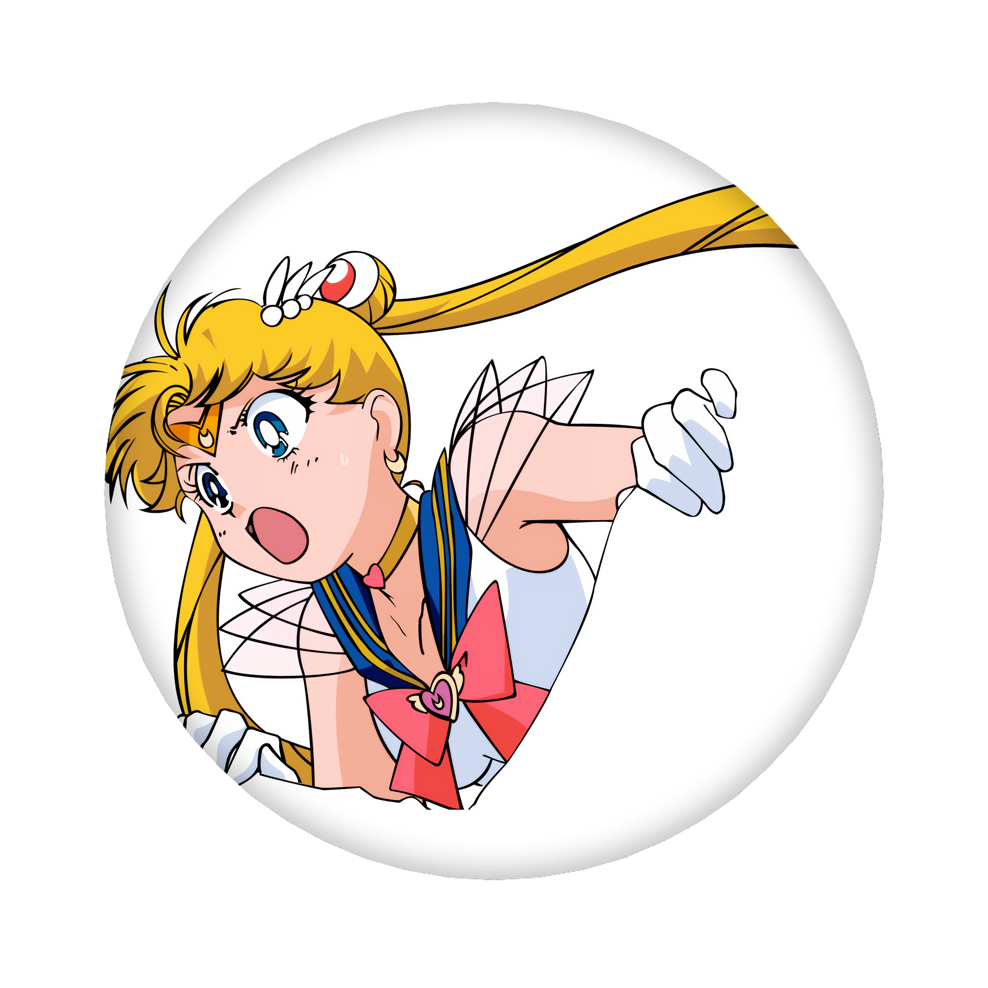 （画像用） 美少女戦士セーラームーン 月野 うさぎ つきの うさぎ Sailor Moon Tsukino Usagi 6cm 缶バッジ 複数セット