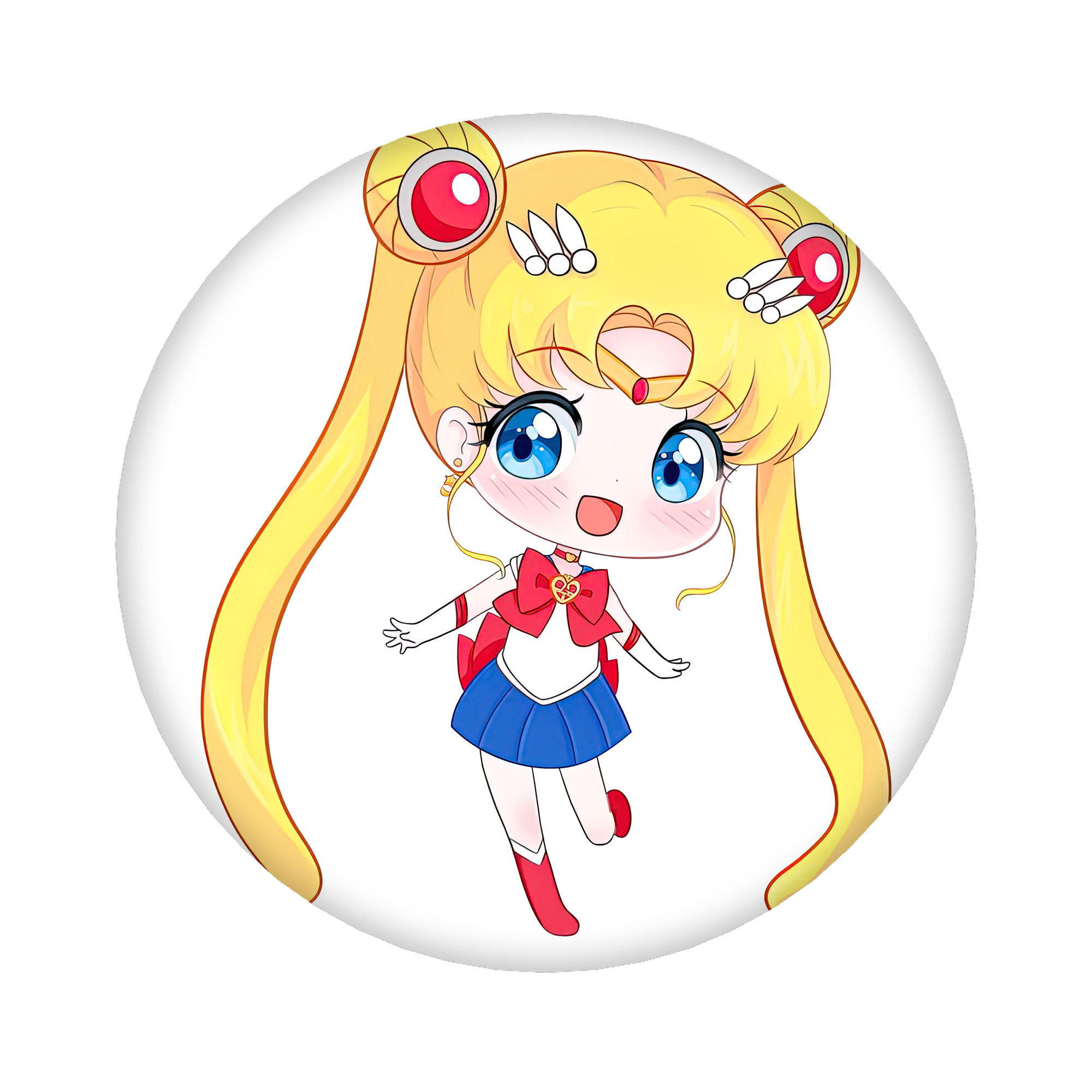 （画像用） 美少女戦士セーラームーン 月野 うさぎ つきの うさぎ Sailor Moon Tsukino Usagi 6cm 缶バッジ 複数セット