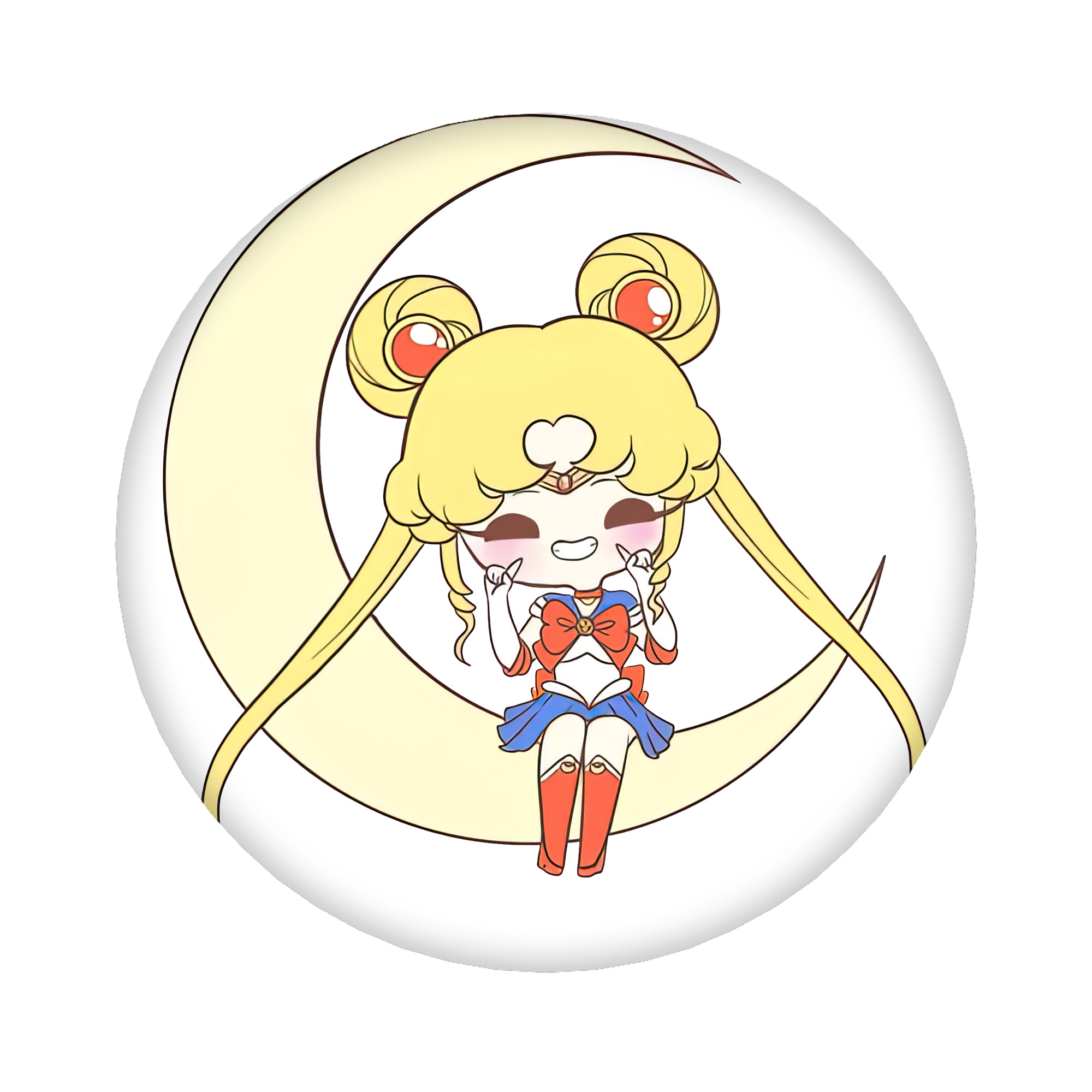 （画像用） 美少女戦士セーラームーン 月野 うさぎ つきの うさぎ Sailor Moon Tsukino Usagi 6cm 缶バッジ 複数セット